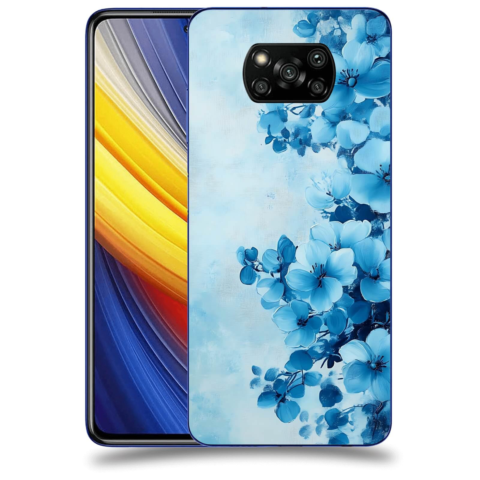 ACOVER Kryt na mobil Xiaomi Poco X3 Pro - Květinová malba
