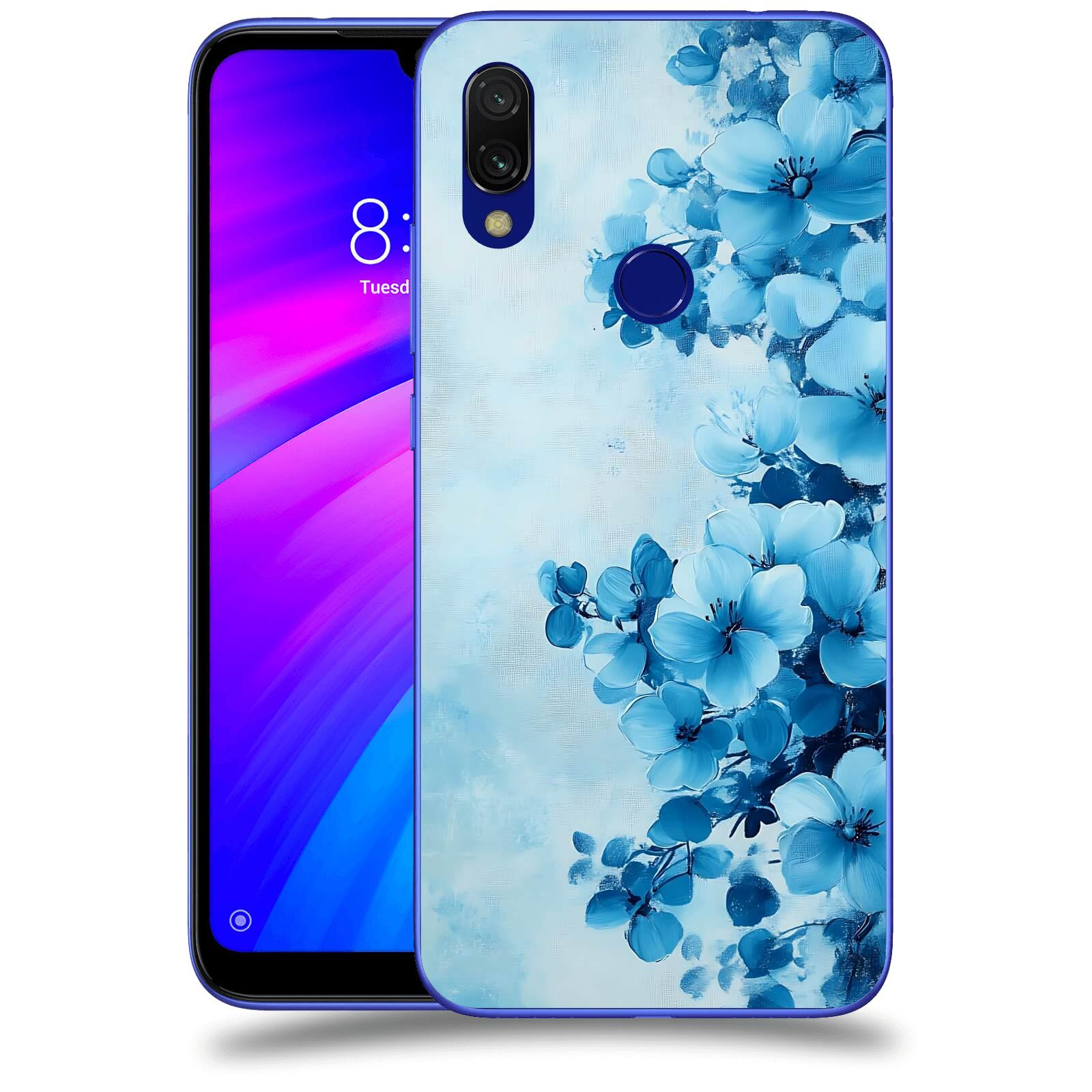 ACOVER Kryt na mobil Xiaomi Redmi 7 - Květinová malba