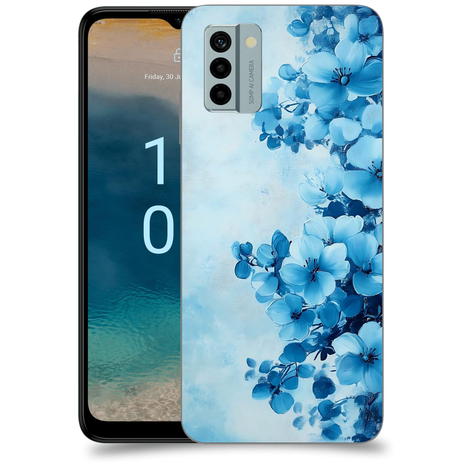 ACOVER Kryt na mobil Nokia G22 - Květinová malba