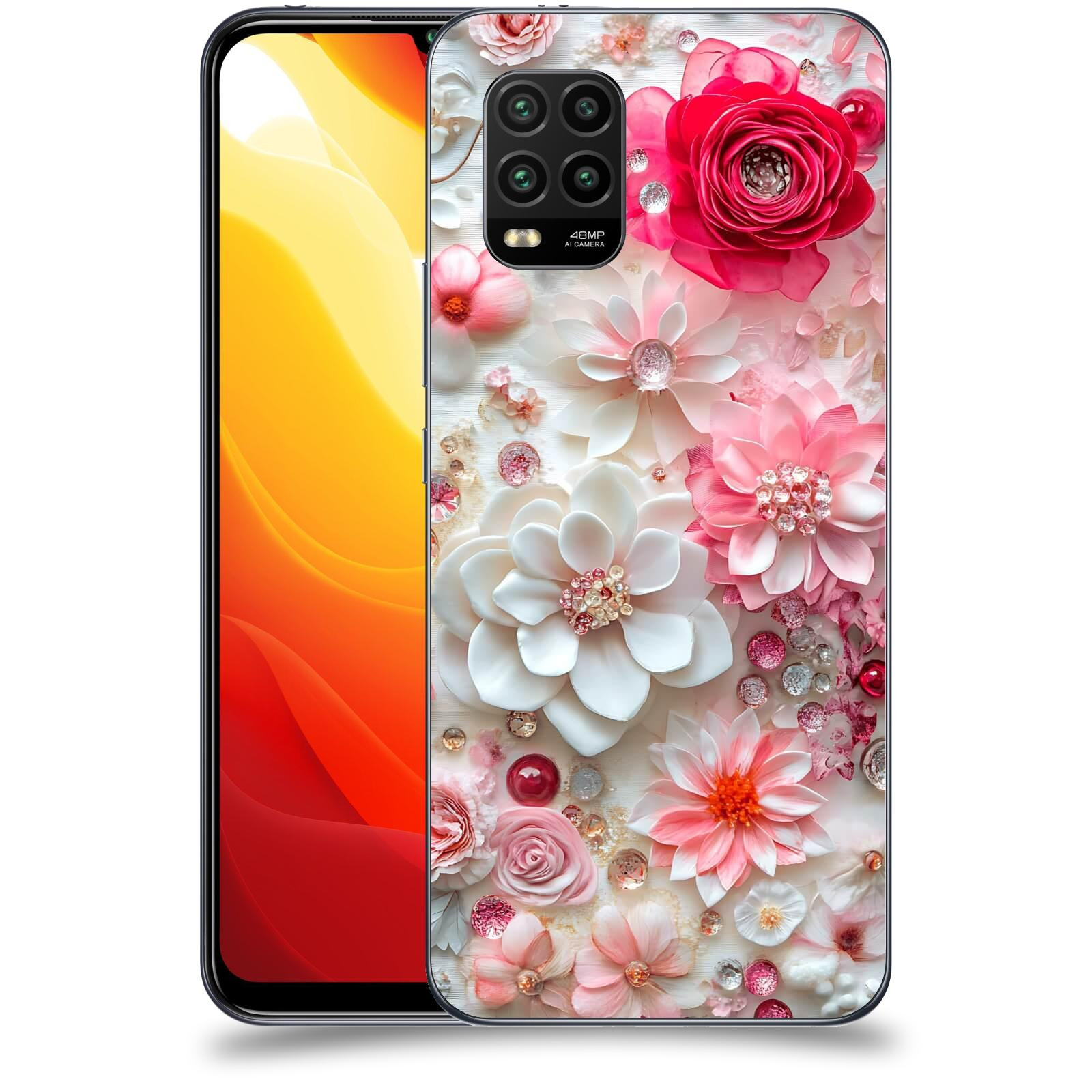 ACOVER Kryt na mobil Xiaomi Mi 10 Lite - Květinový luxus