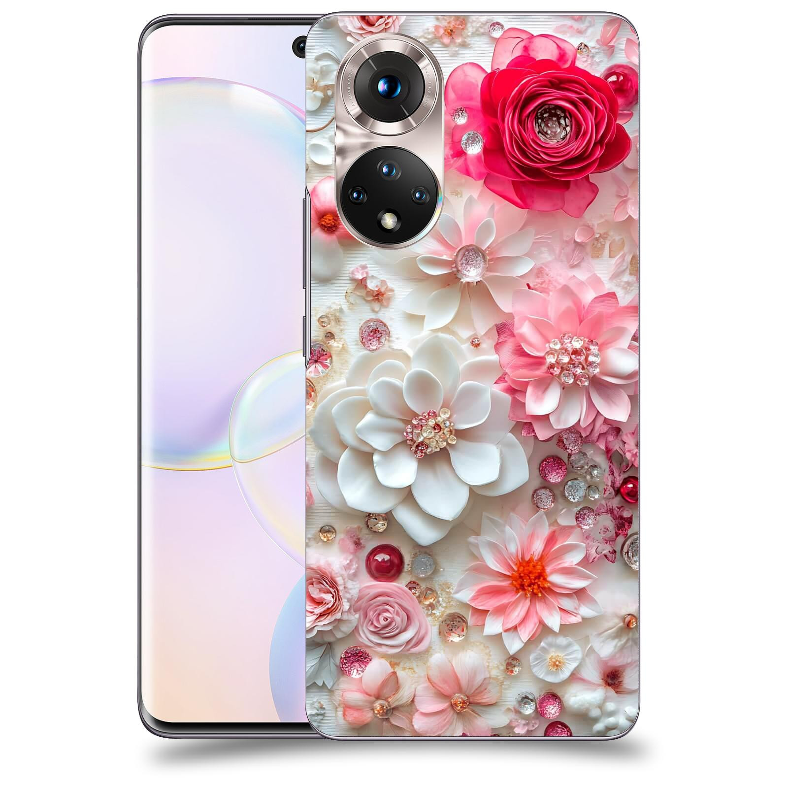 ACOVER Kryt na mobil Honor 50 5G - Květinový luxus