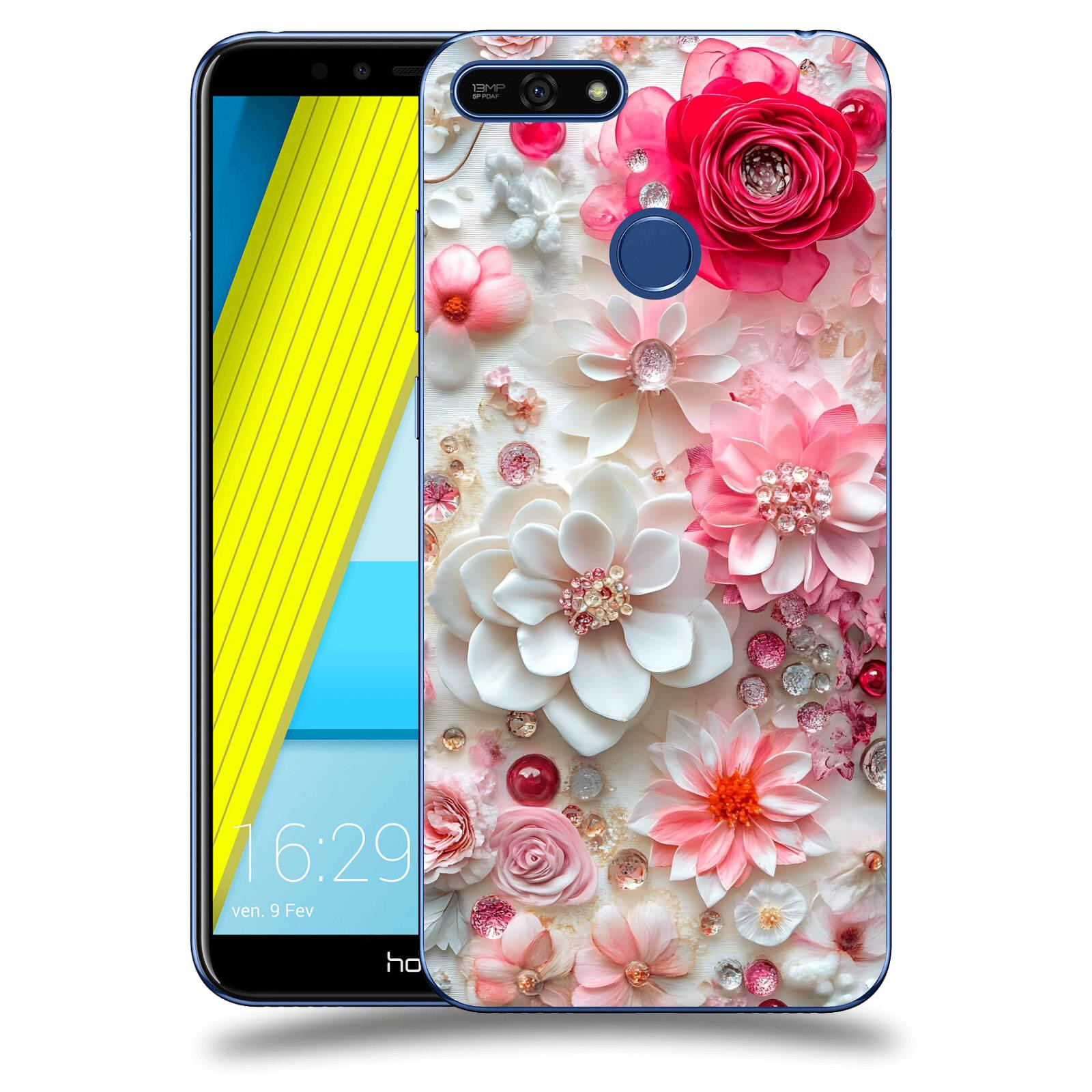 ACOVER Kryt na mobil Honor 7A - Květinový luxus