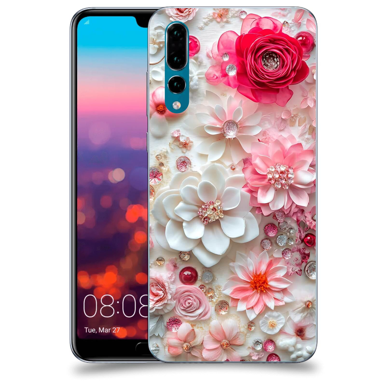 ACOVER Kryt na mobil Huawei P20 Pro - Květinový luxus