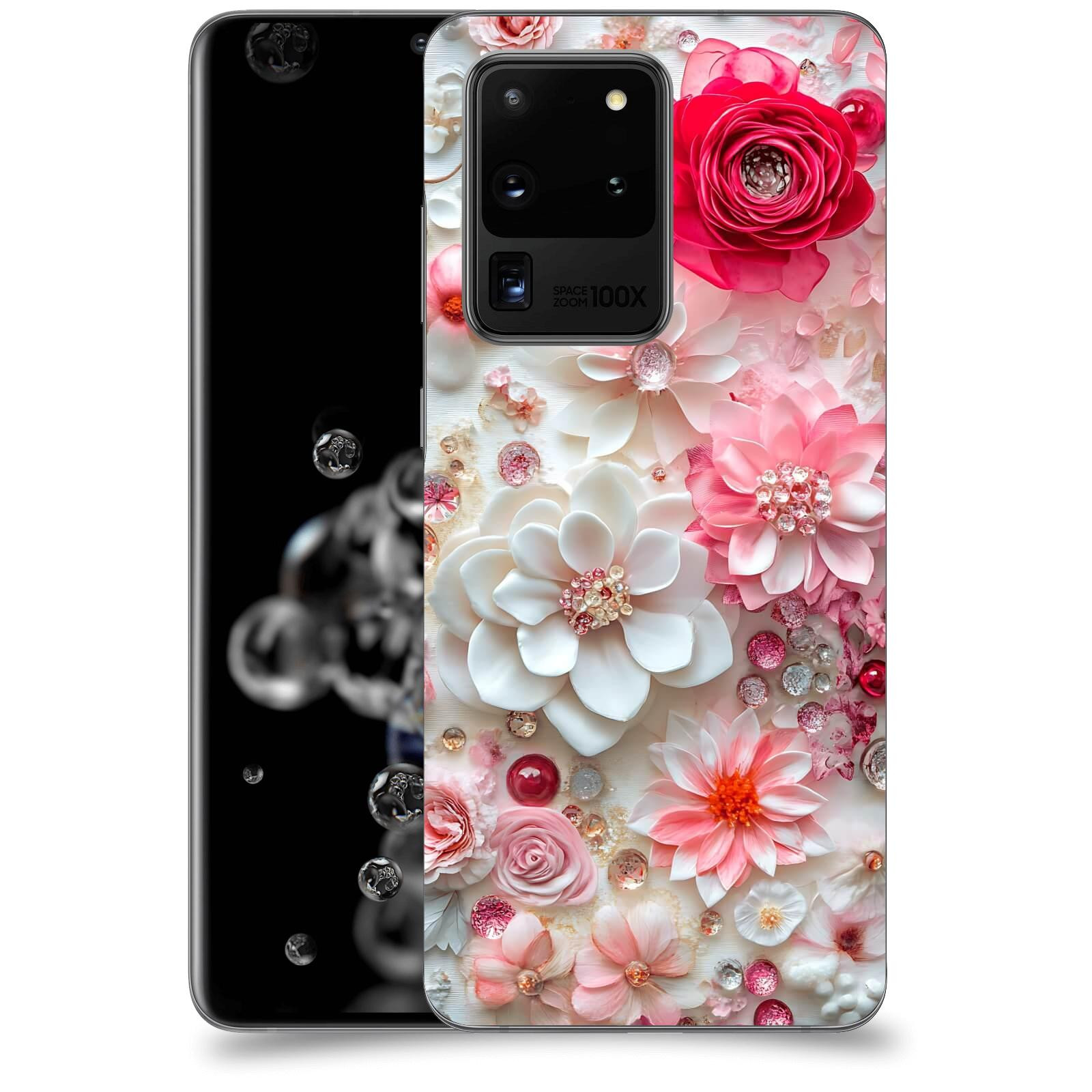 ACOVER Kryt na mobil Samsung Galaxy S20 Ultra 5G G988F - Květinový luxus