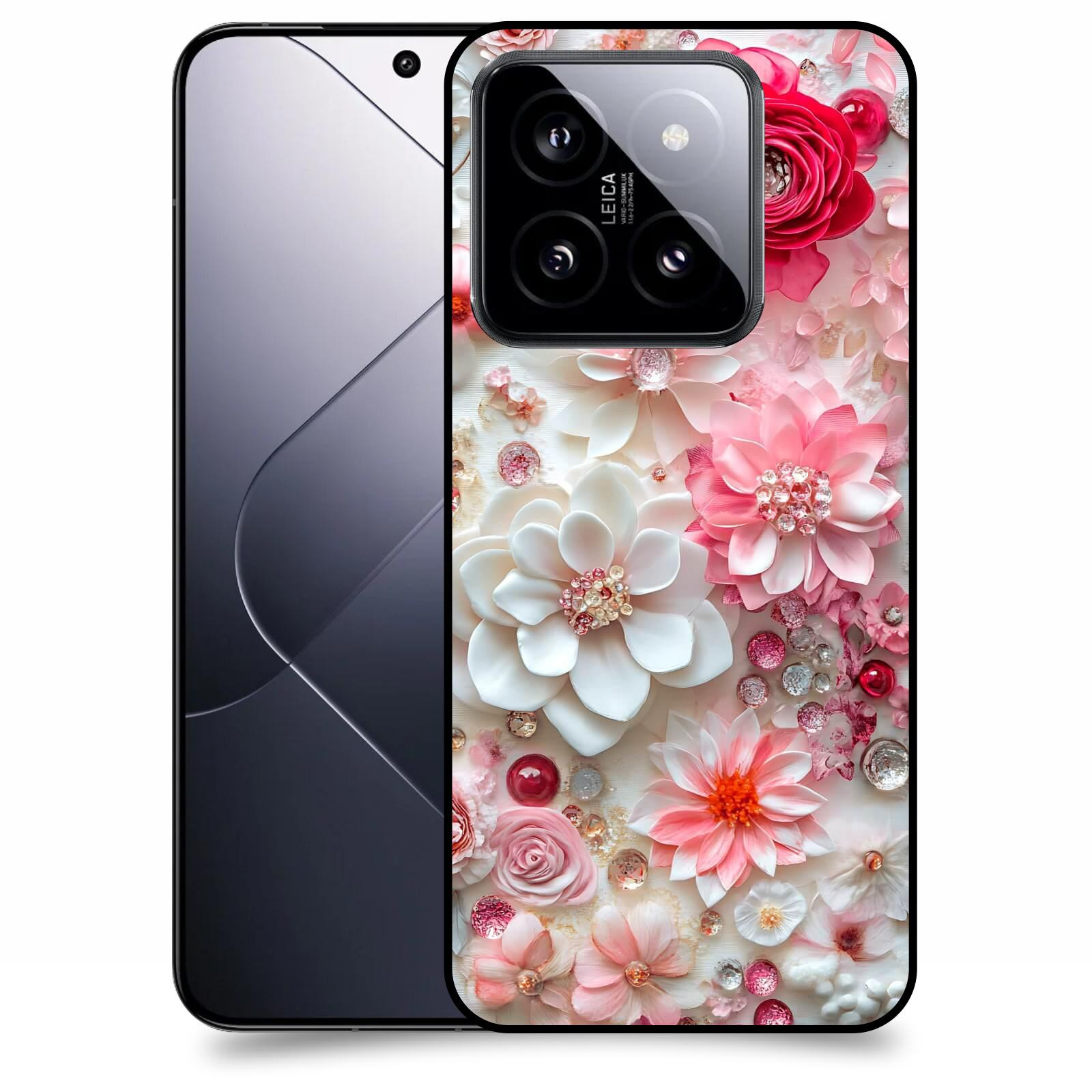 ACOVER Kryt na mobil Xiaomi 14 Pro - Květinový luxus