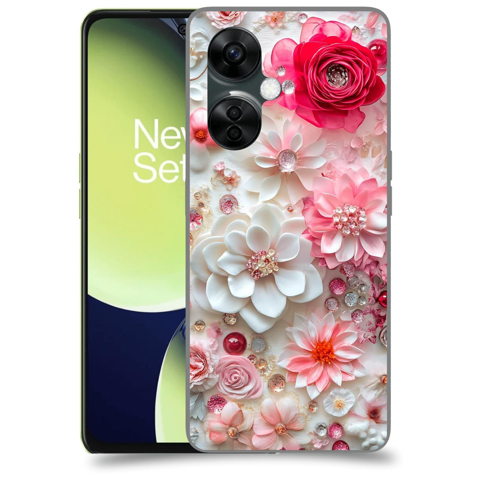 ACOVER Kryt na mobil OnePlus Nord CE 3 Lite 5G - Květinový luxus
