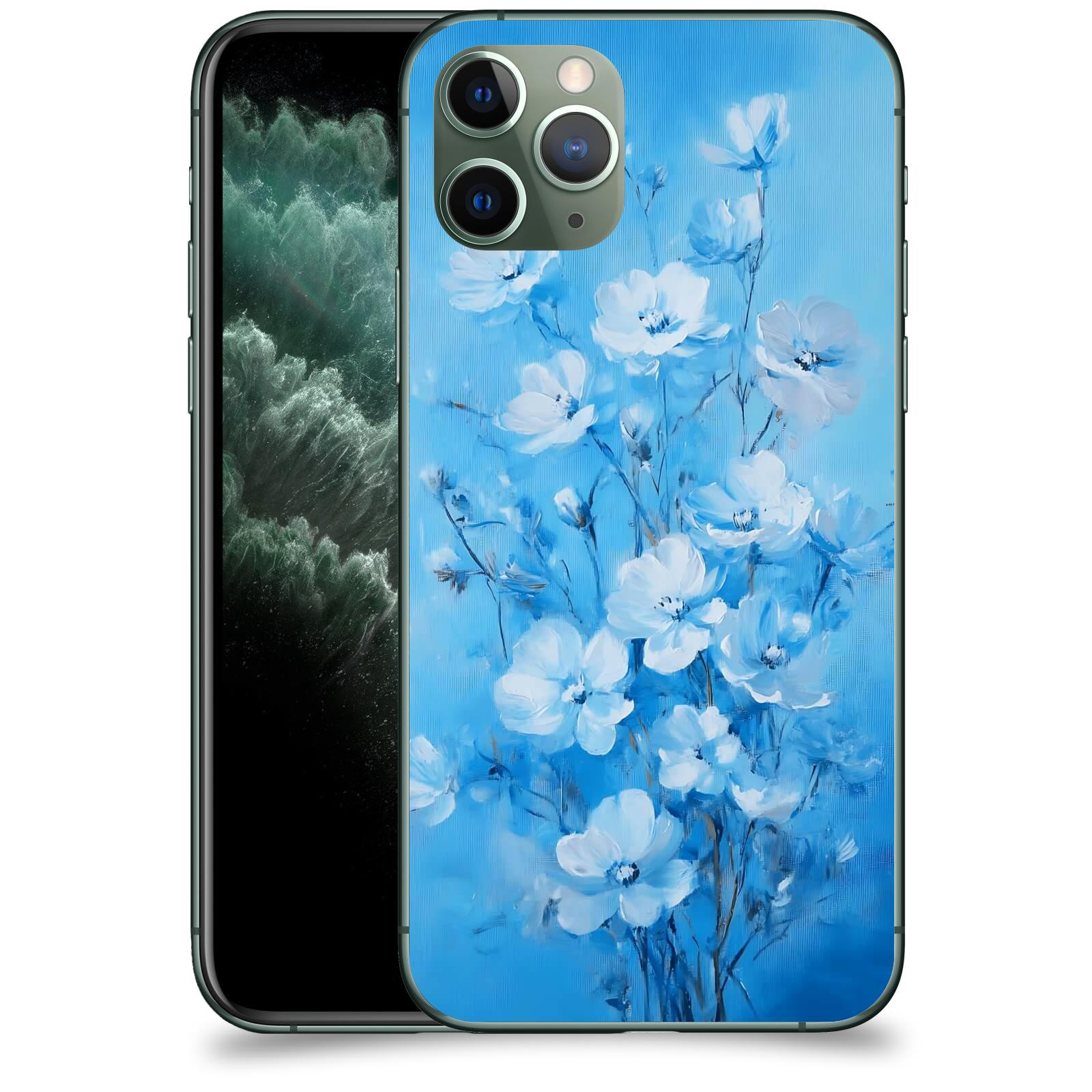 ACOVER Kryt na mobil Apple iPhone 11 Pro - Modrá ilustrace