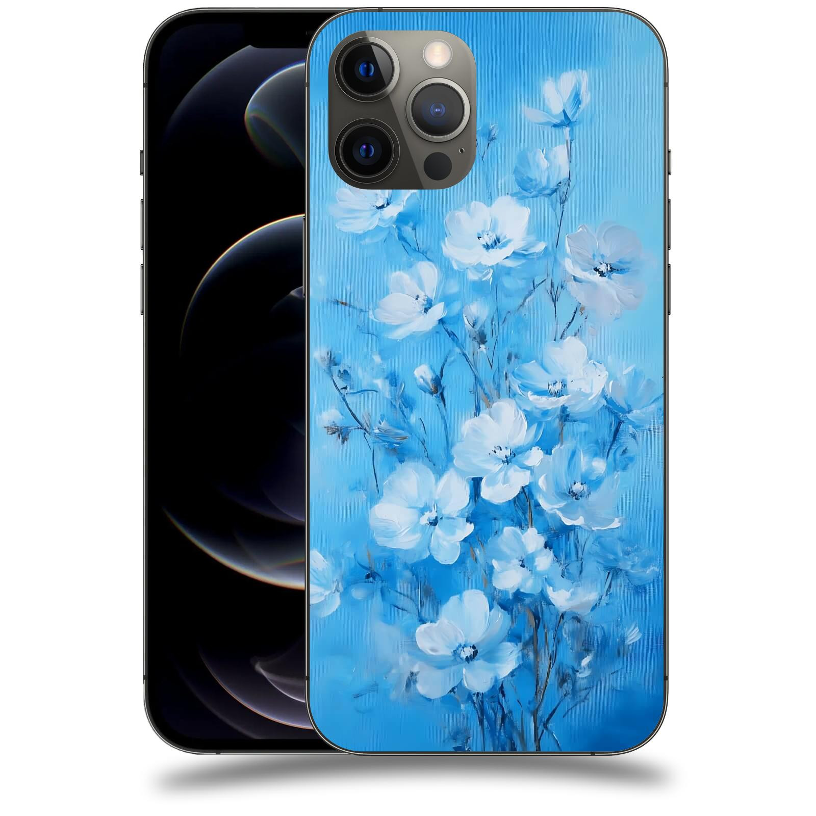 ACOVER Kryt na mobil Apple iPhone 12 Pro Max - Modrá ilustrace