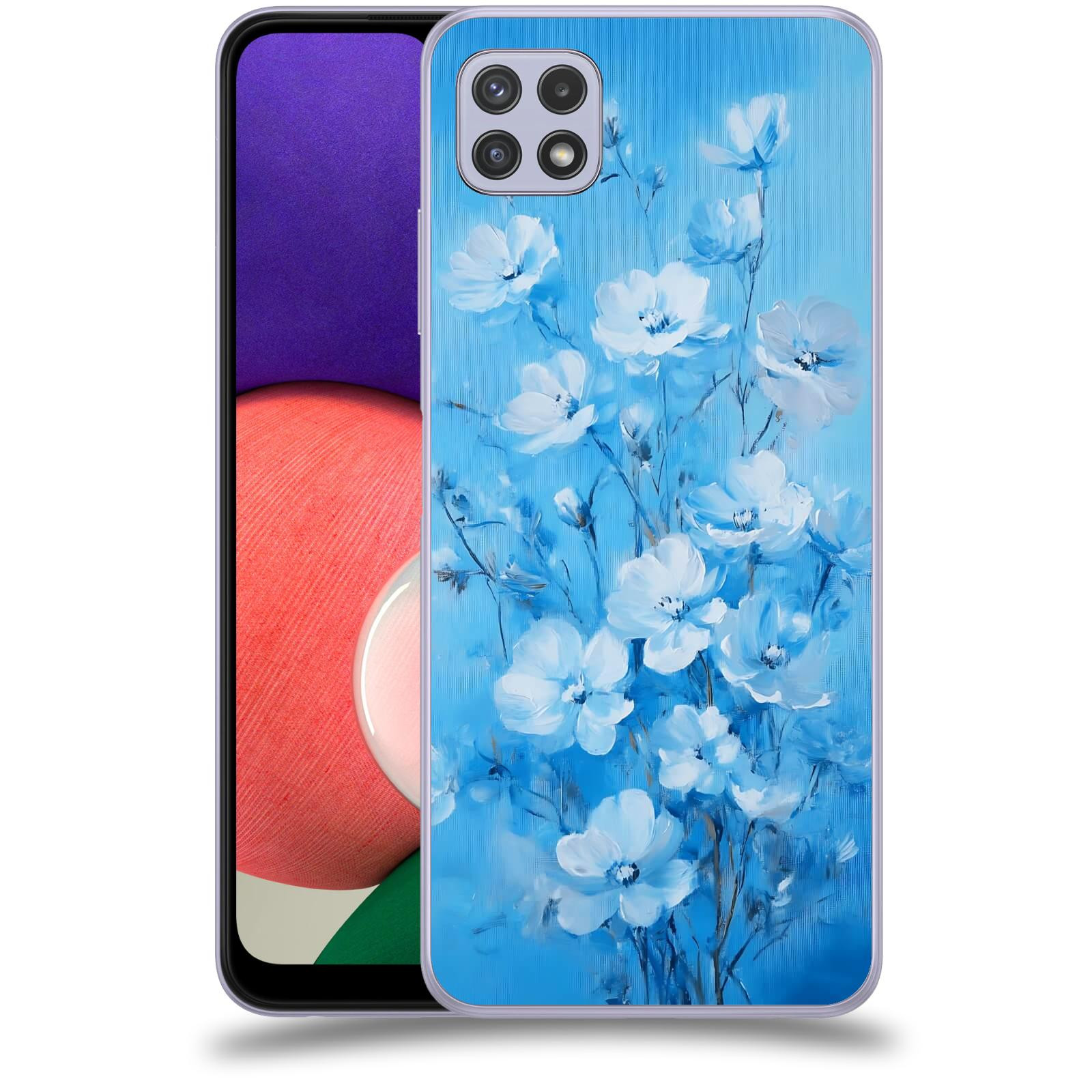 ACOVER Kryt na mobil Samsung Galaxy A22 5G A226B - Modrá ilustrace