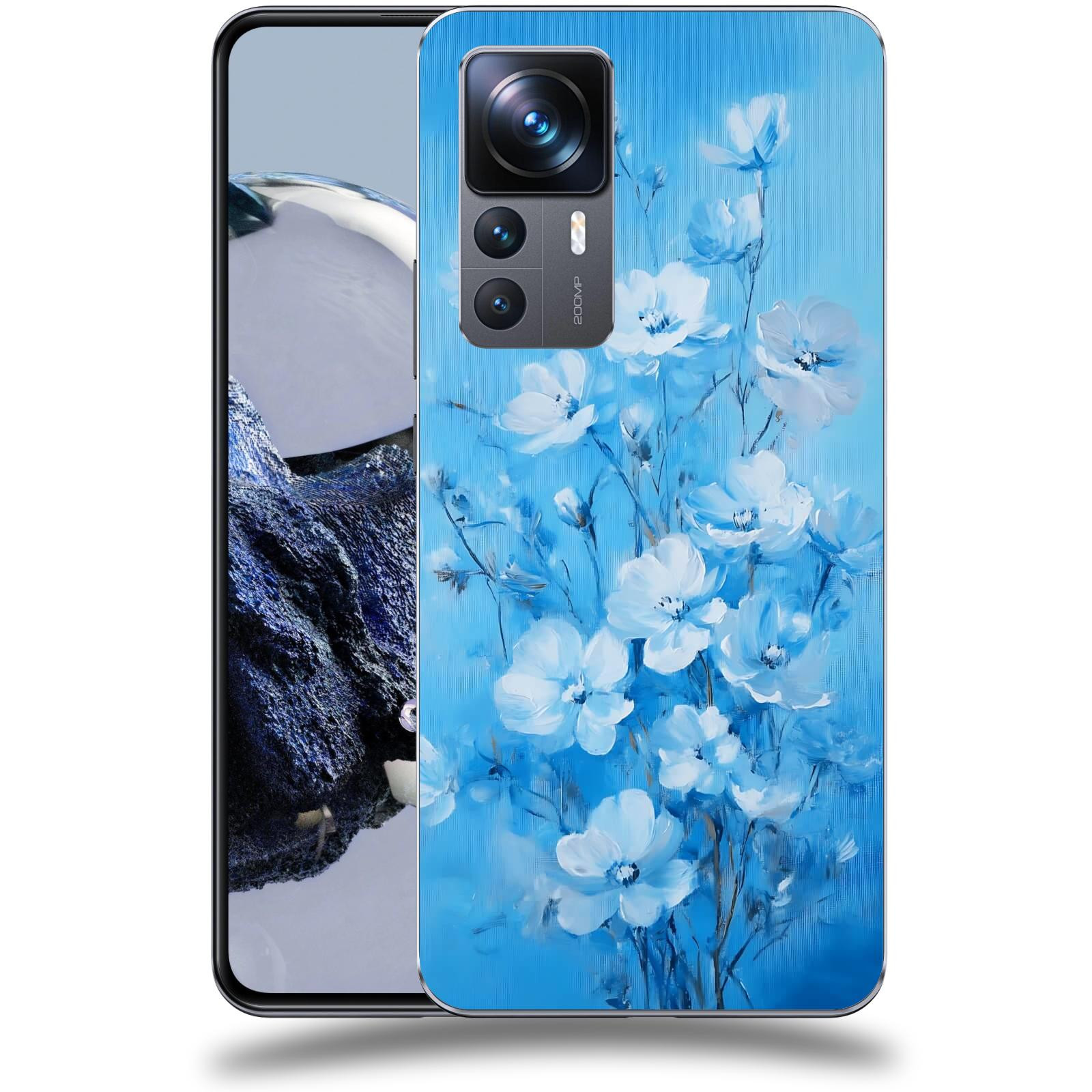 ACOVER Kryt na mobil Xiaomi 12T Pro - Modrá ilustrace