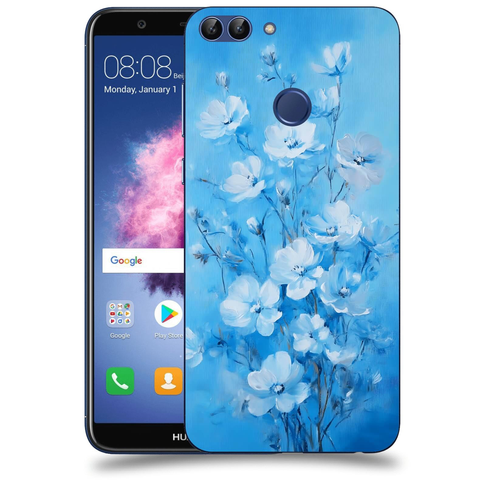 ACOVER Kryt na mobil Huawei P Smart - Modrá ilustrace