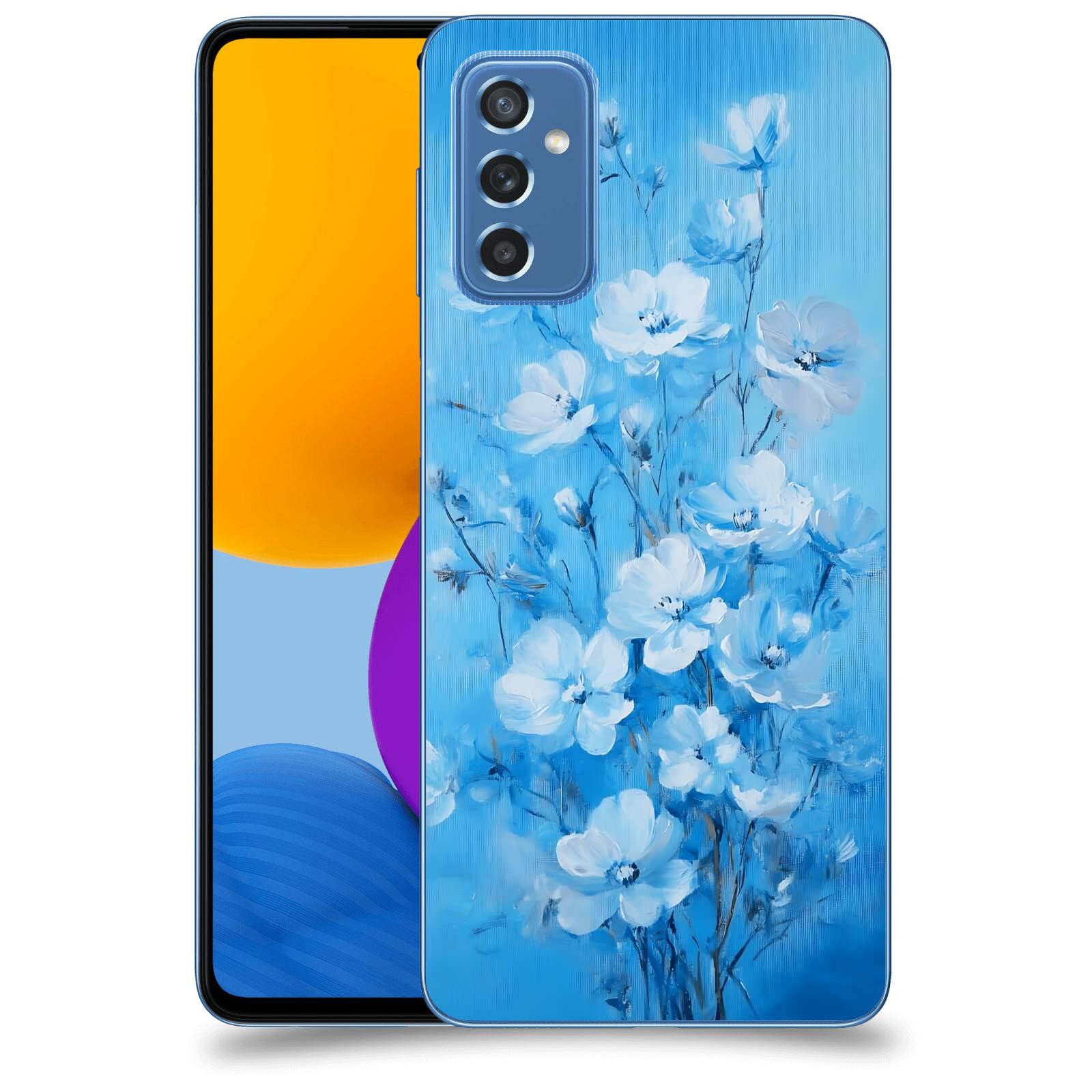 ACOVER Kryt na mobil Samsung Galaxy M52 5G - Modrá ilustrace