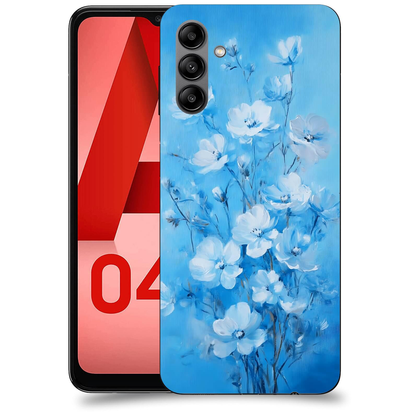 ACOVER Kryt na mobil Samsung Galaxy A04s - Modrá ilustrace