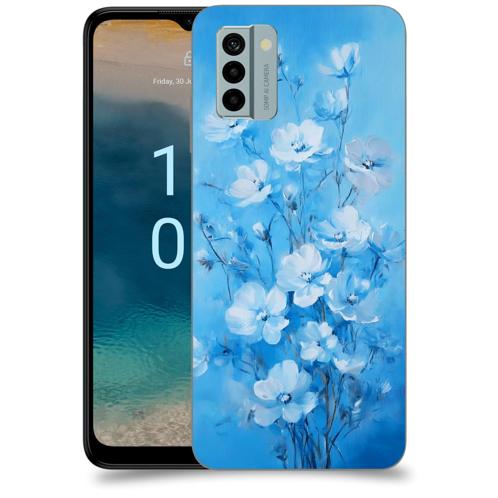 ACOVER Kryt na mobil Nokia G22 - Modrá ilustrace