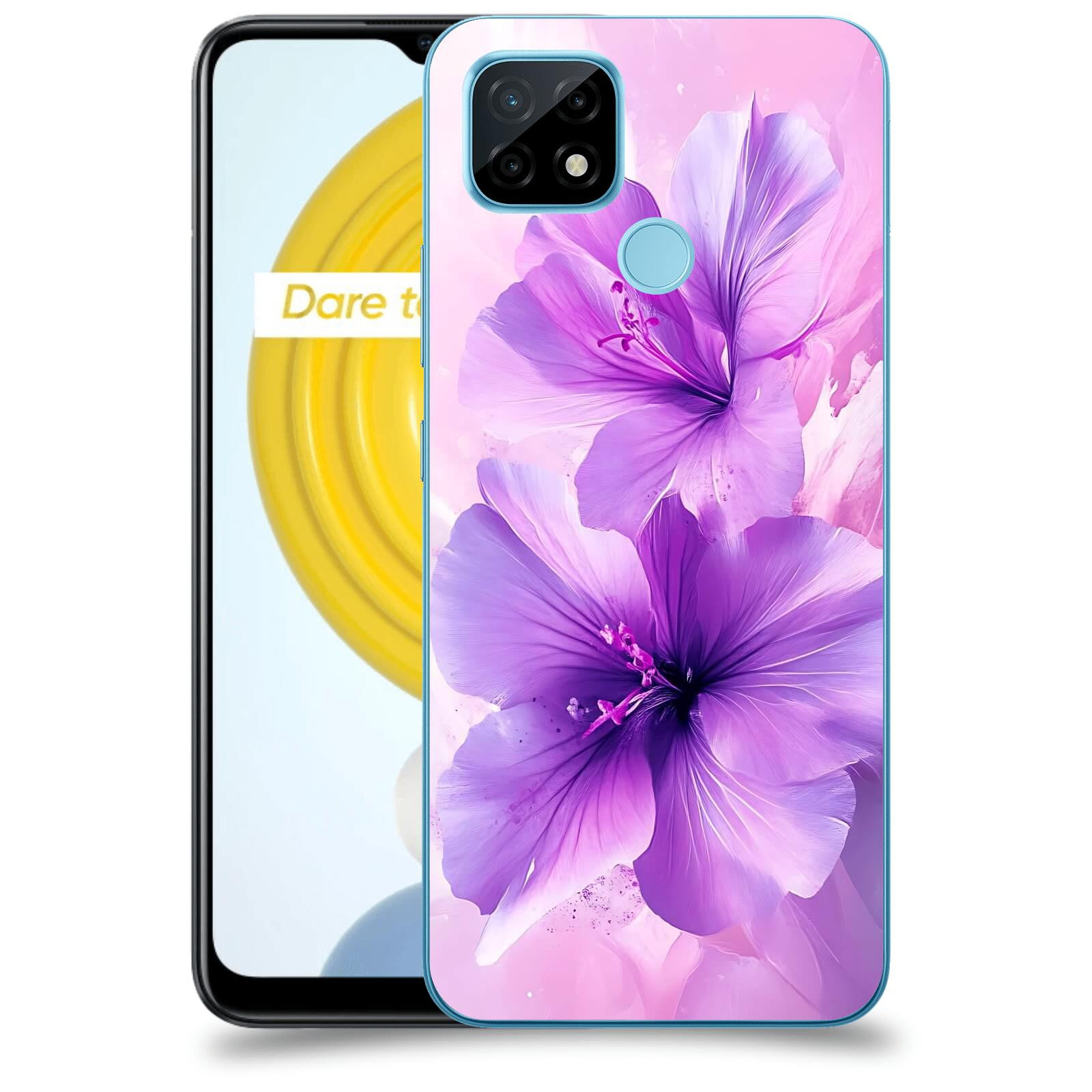 ACOVER Kryt na mobil Realme C21 - Něžná elegance