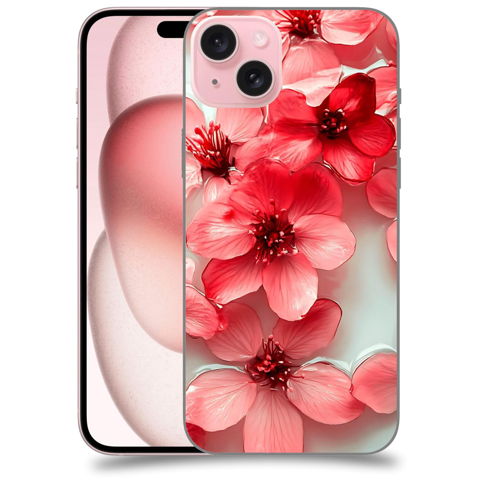 ACOVER Kryt na mobil Apple iPhone 15 plus - Něžná svěžest