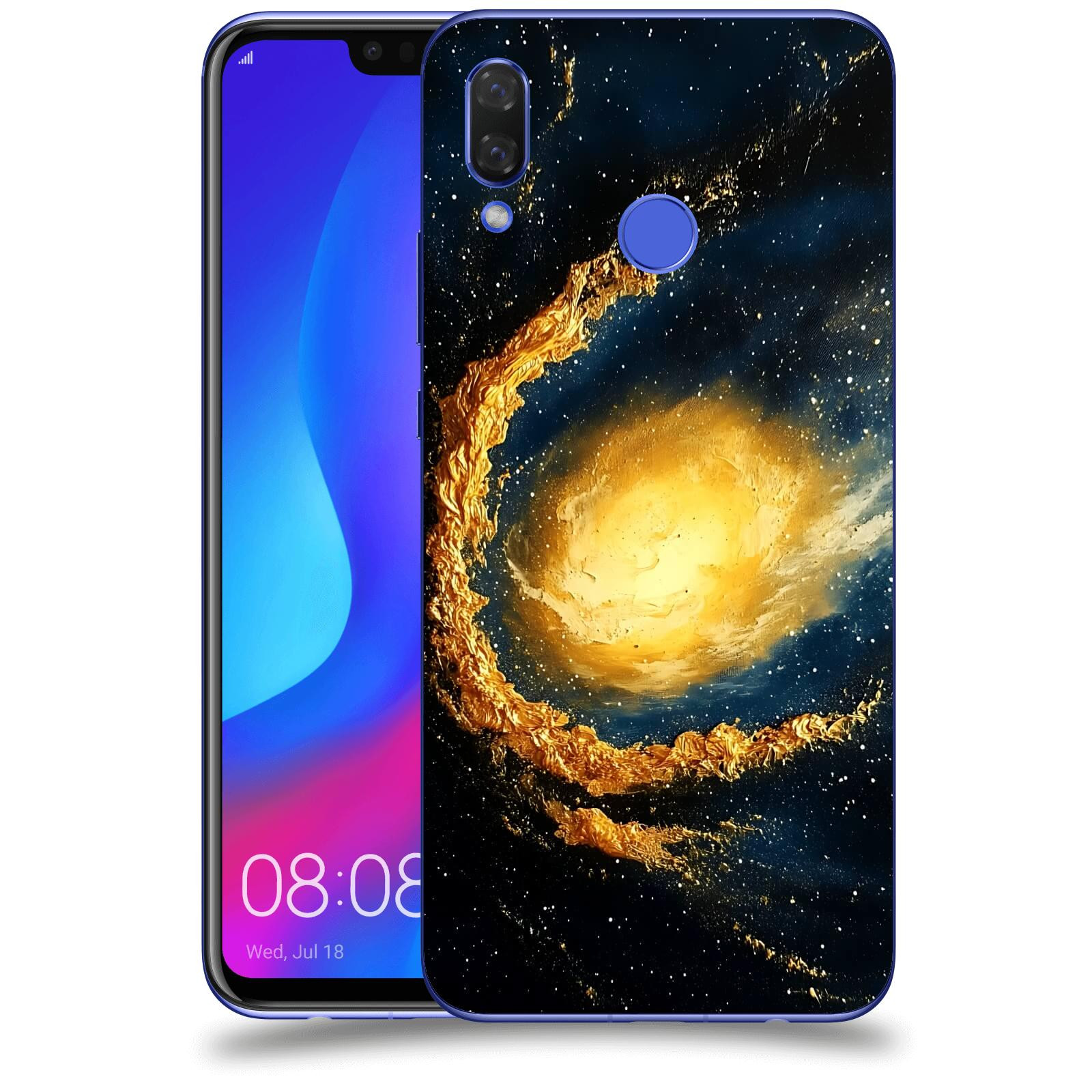 ACOVER Kryt na mobil Huawei Nova 3i - Noční obloha II