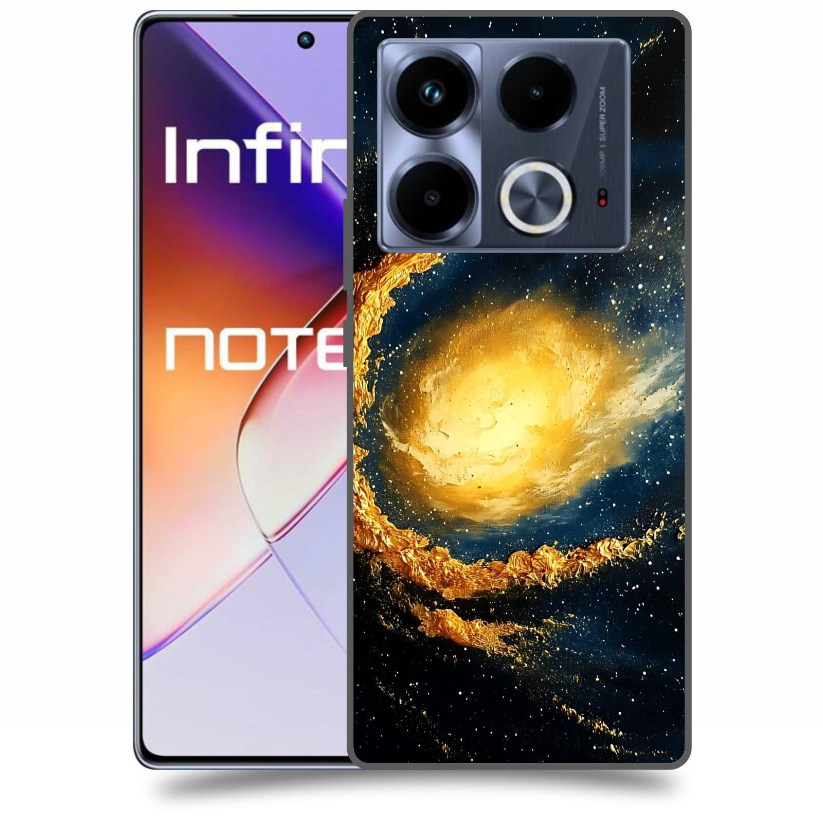 ACOVER Kryt na mobil Infinix Note 40 - Noční obloha II