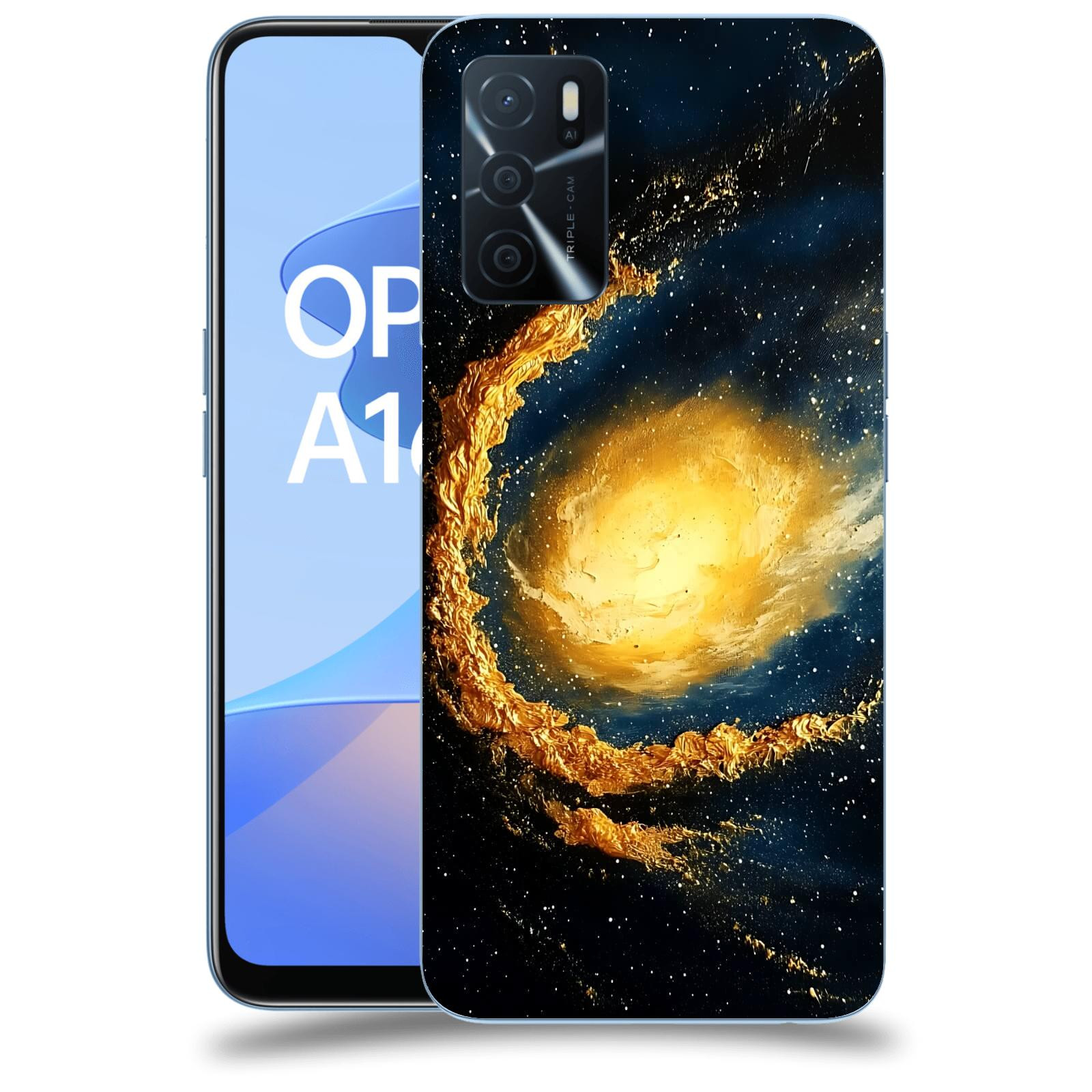 ACOVER Kryt na mobil OPPO A16s - Noční obloha II