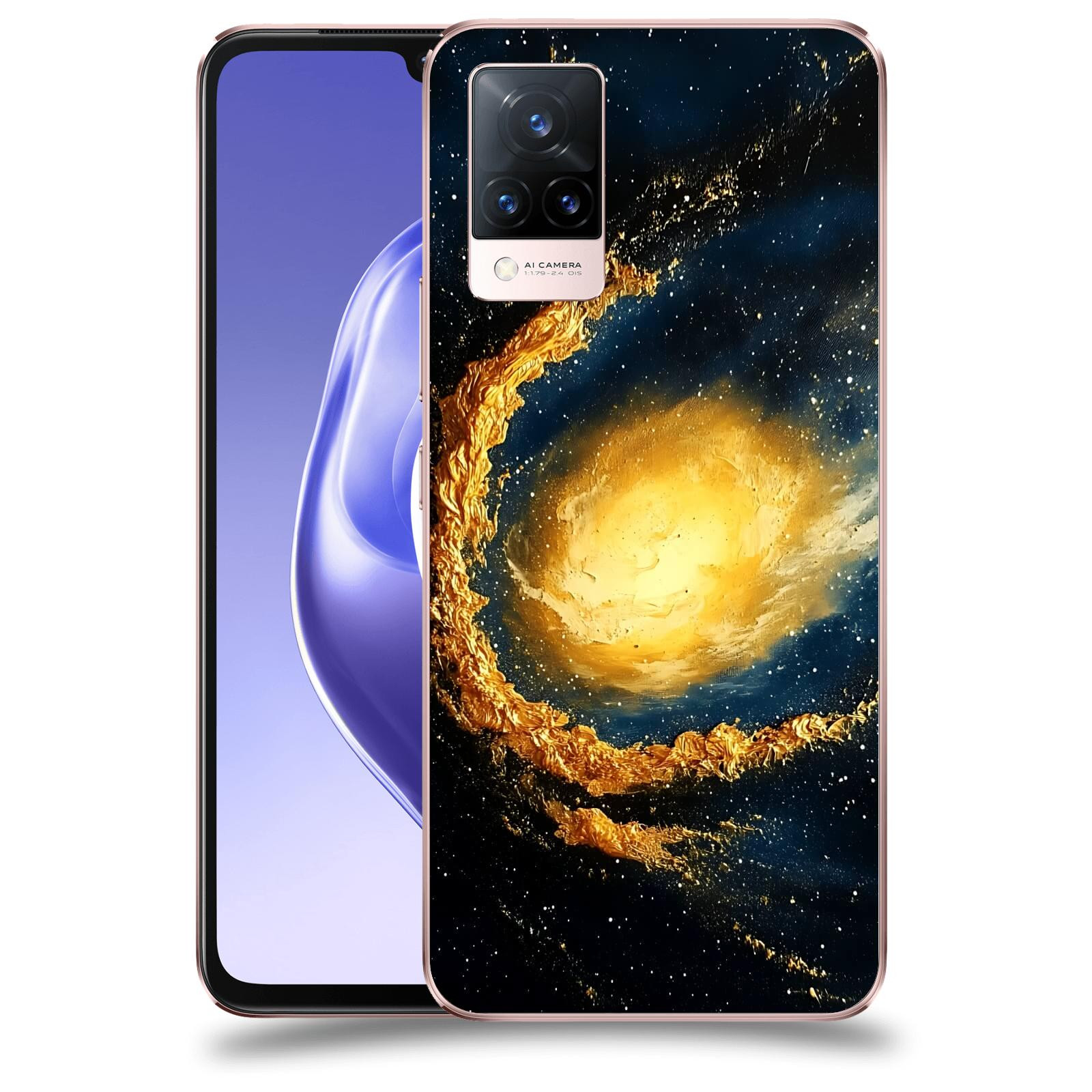 ACOVER Kryt na mobil Vivo V21 5G - Noční obloha II