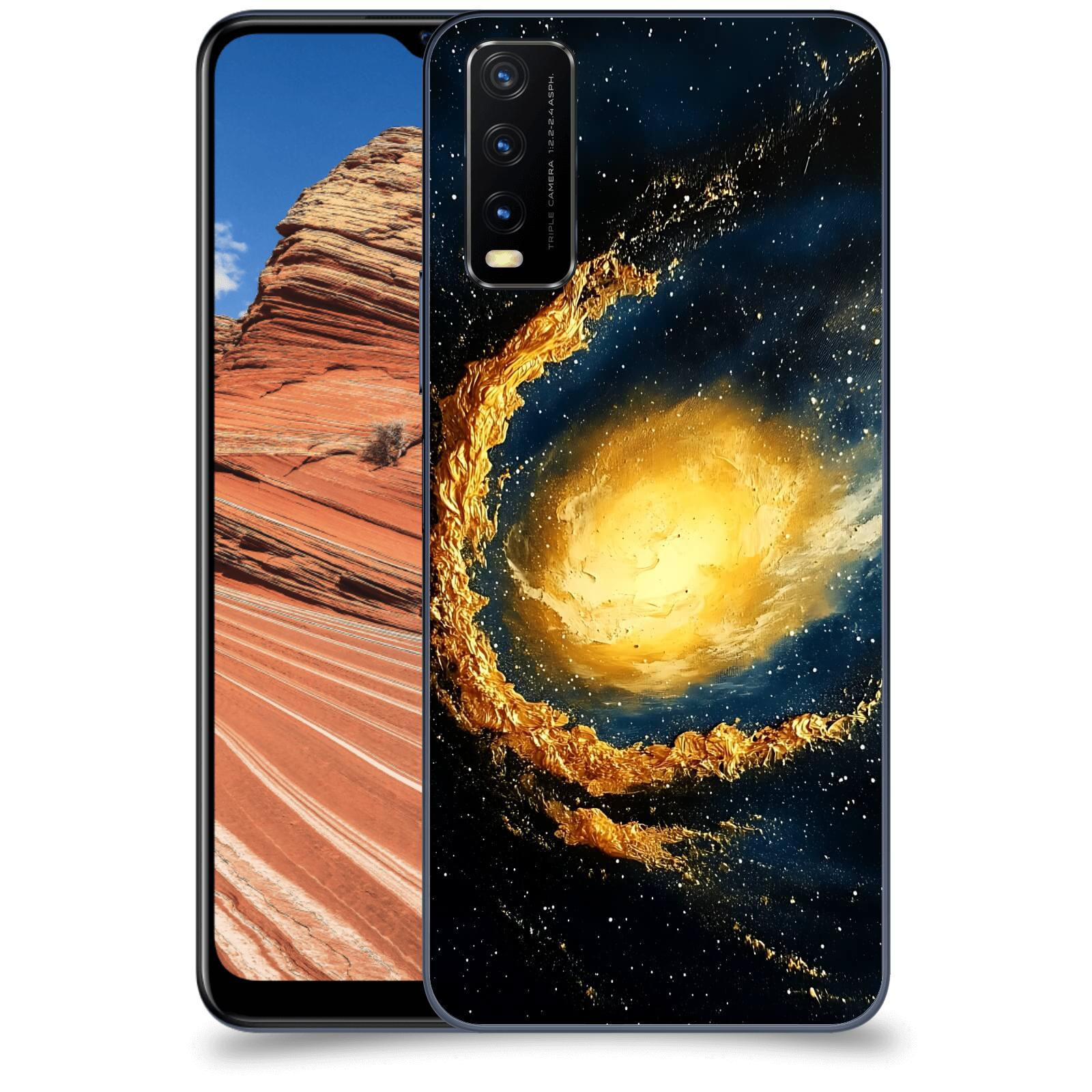 ACOVER Kryt na mobil Vivo Y20s - Noční obloha II