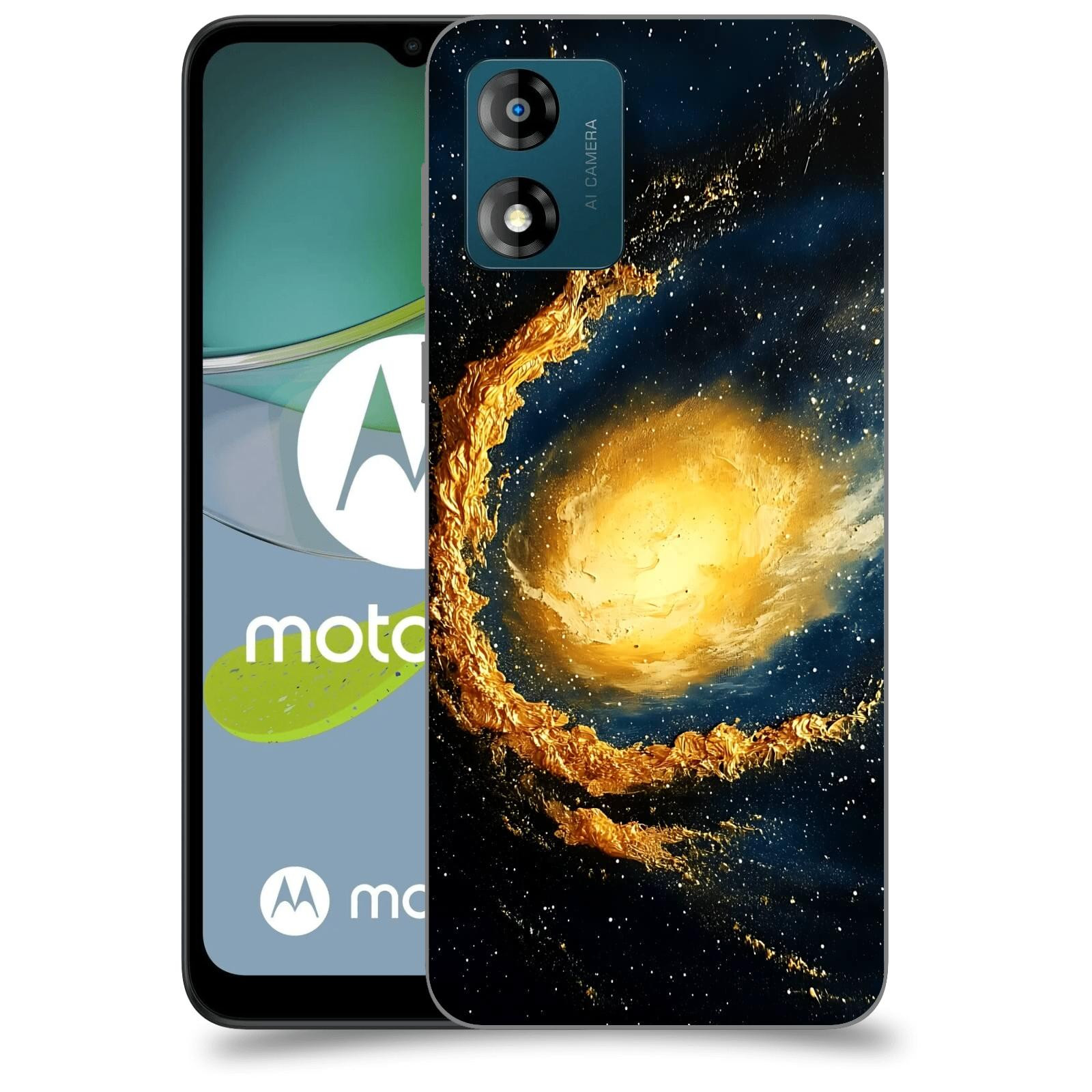 ACOVER Kryt na mobil Motorola Moto E13 - Noční obloha II