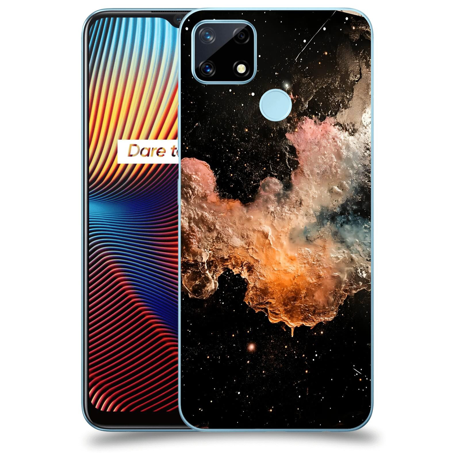 ACOVER Kryt na mobil Realme 7i - Noční obloha III