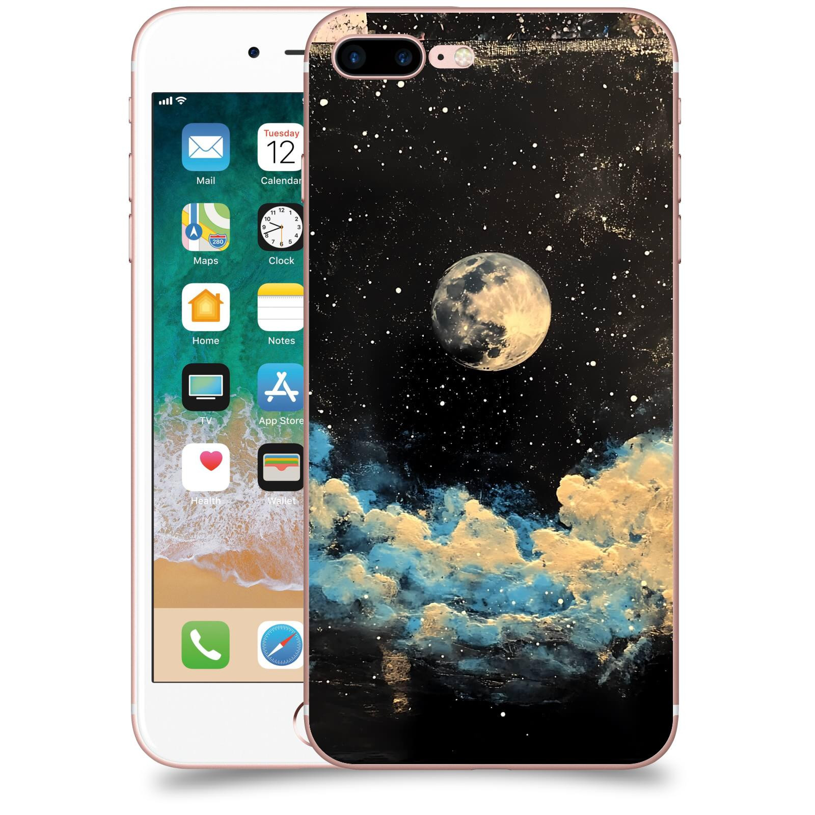 ACOVER Kryt na mobil Apple iPhone 7 Plus - Noční obloha IV