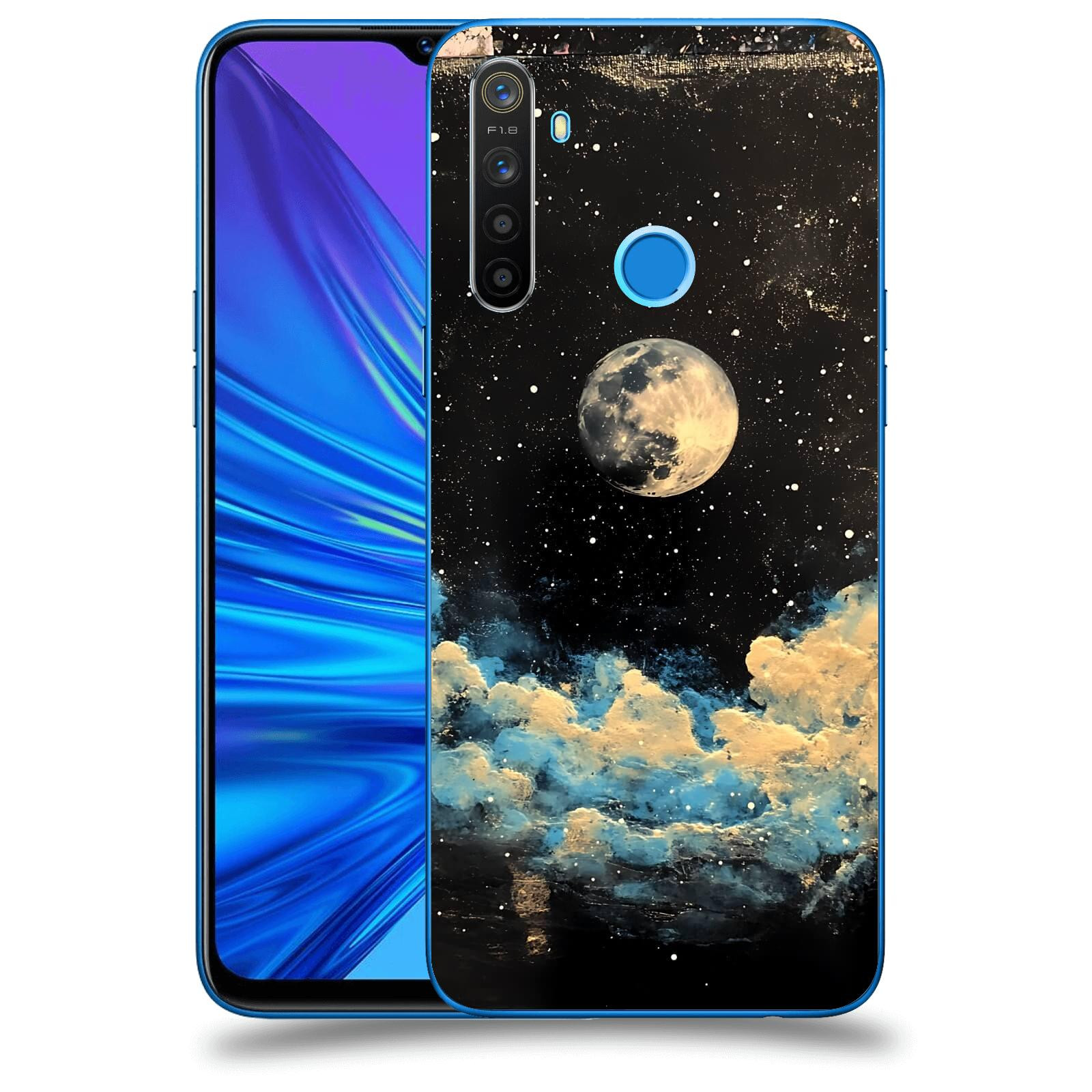 ACOVER Kryt na mobil Realme 5 - Noční obloha IV