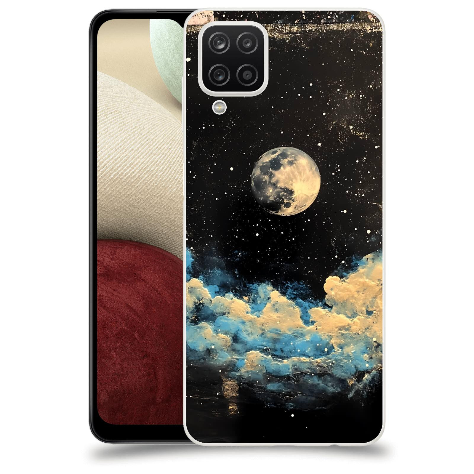 ACOVER Kryt na mobil Samsung Galaxy A12 A125F - Noční obloha IV