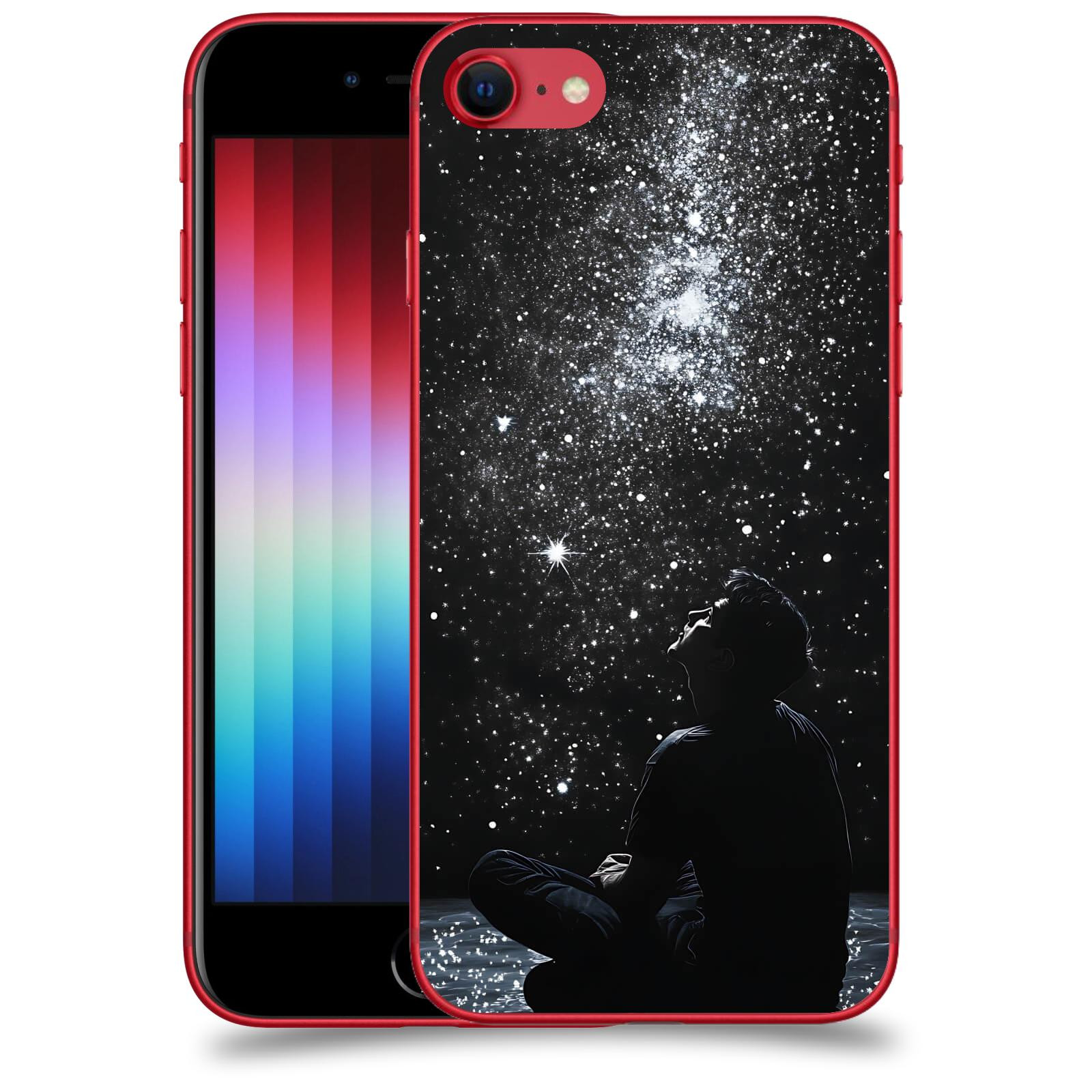 ACOVER Kryt na mobil Apple iPhone SE 2022 - Noční obloha V