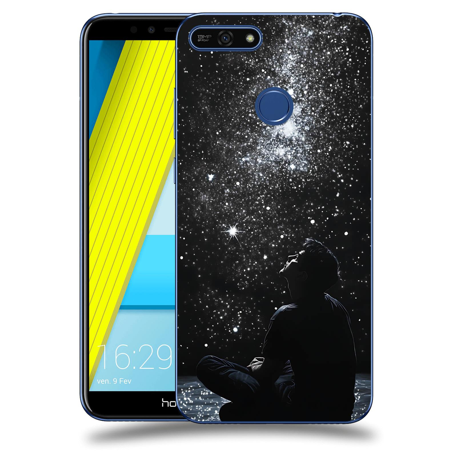 ACOVER Kryt na mobil Honor 7A - Noční obloha V