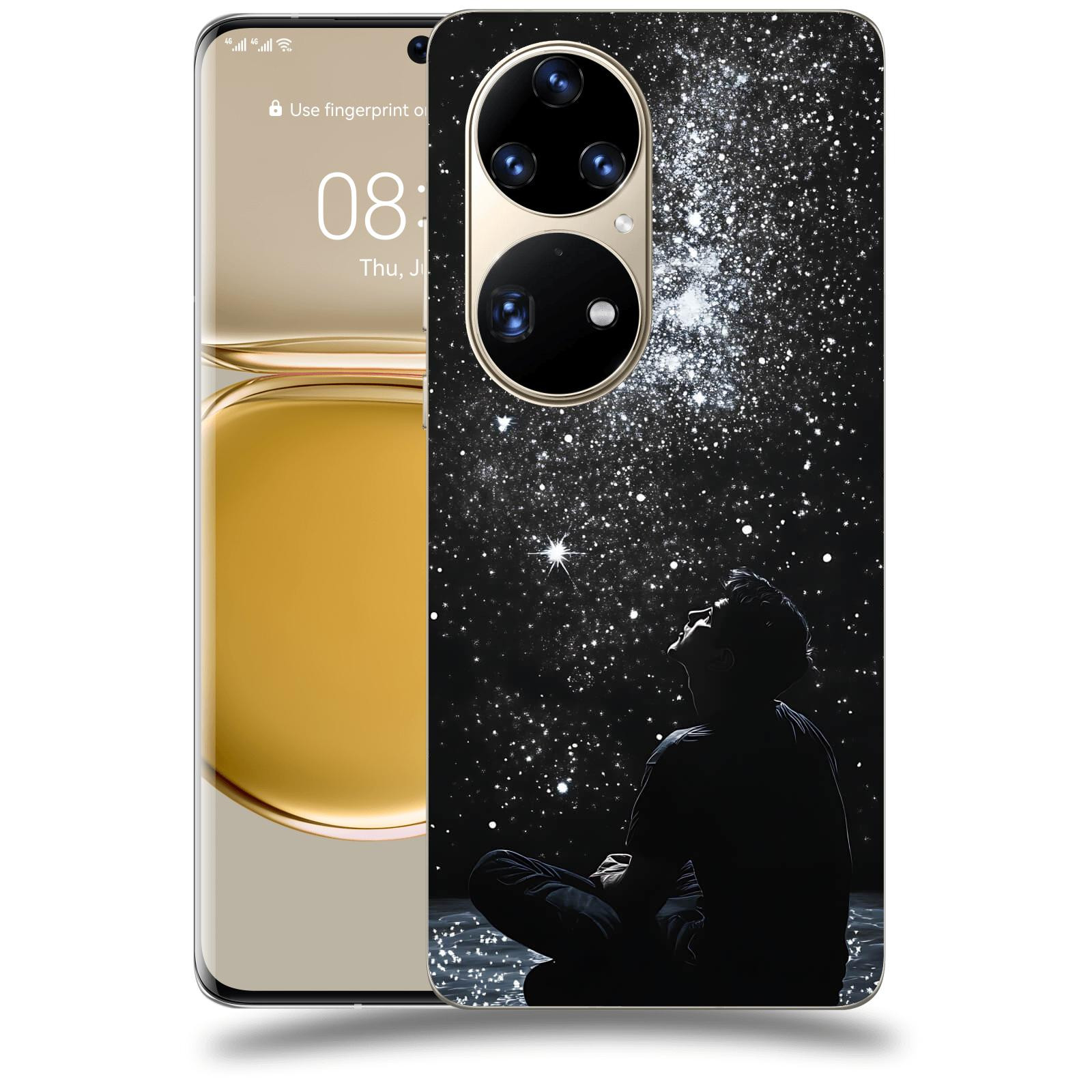ACOVER Kryt na mobil Huawei P50 - Noční obloha V