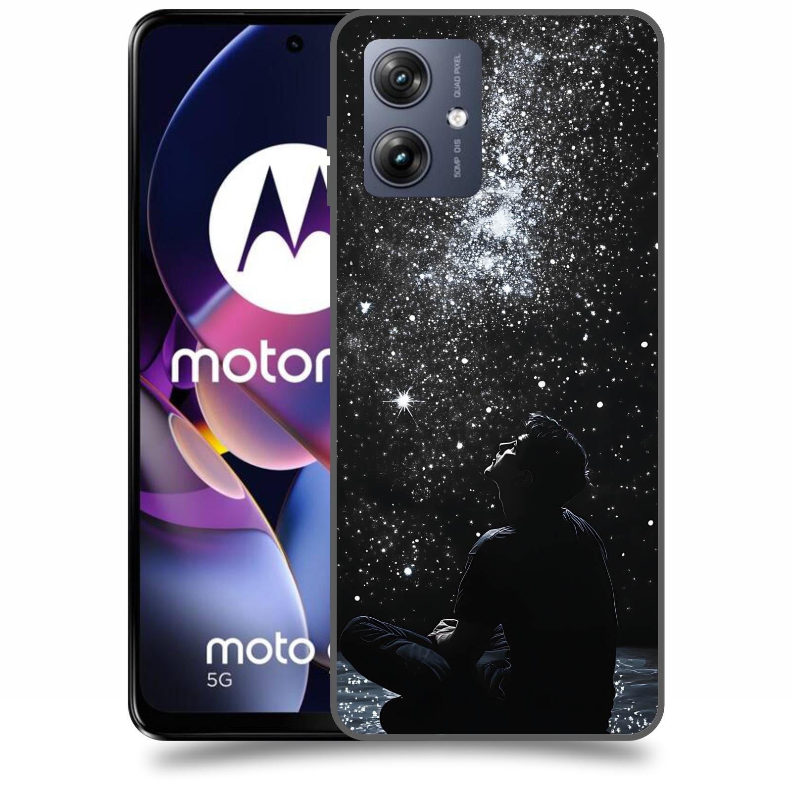 ACOVER Kryt na mobil Motorola Moto G54 5G - Noční obloha V