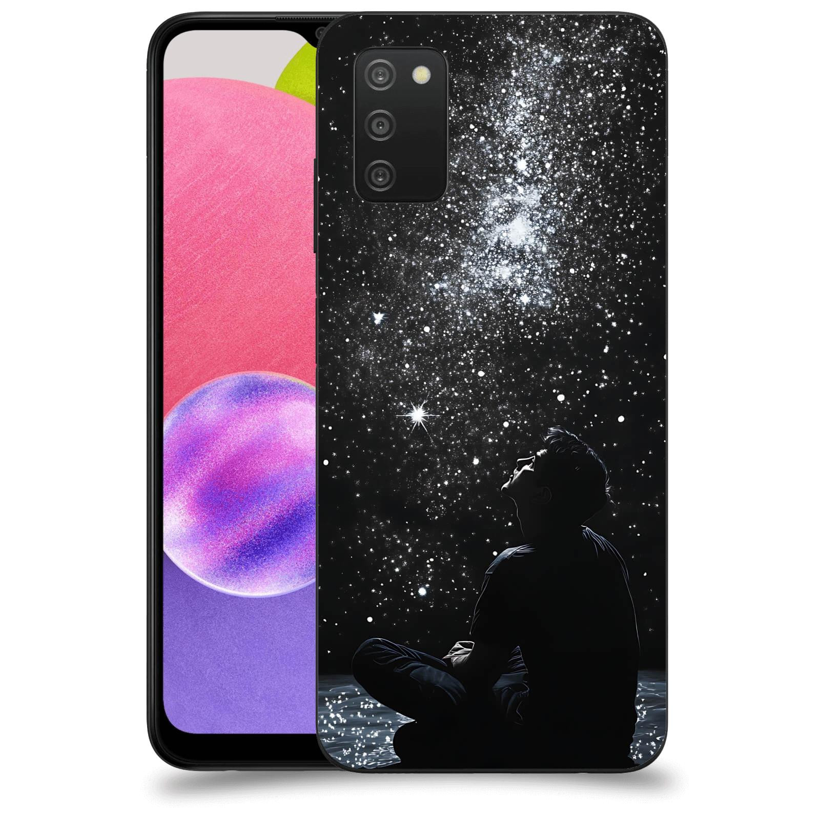 ACOVER Kryt na mobil Samsung Galaxy A03s A037G - Noční obloha V