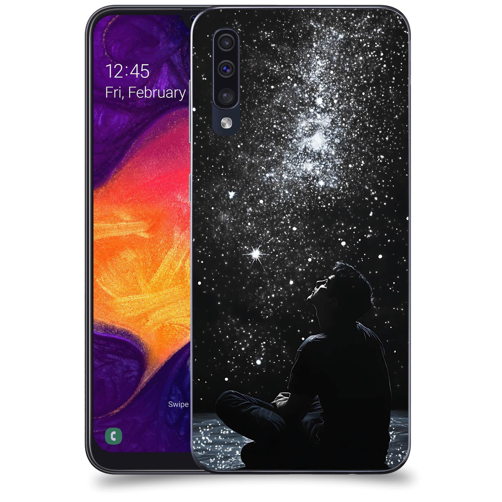 ACOVER Kryt na mobil Samsung Galaxy A50 A505F - Noční obloha V