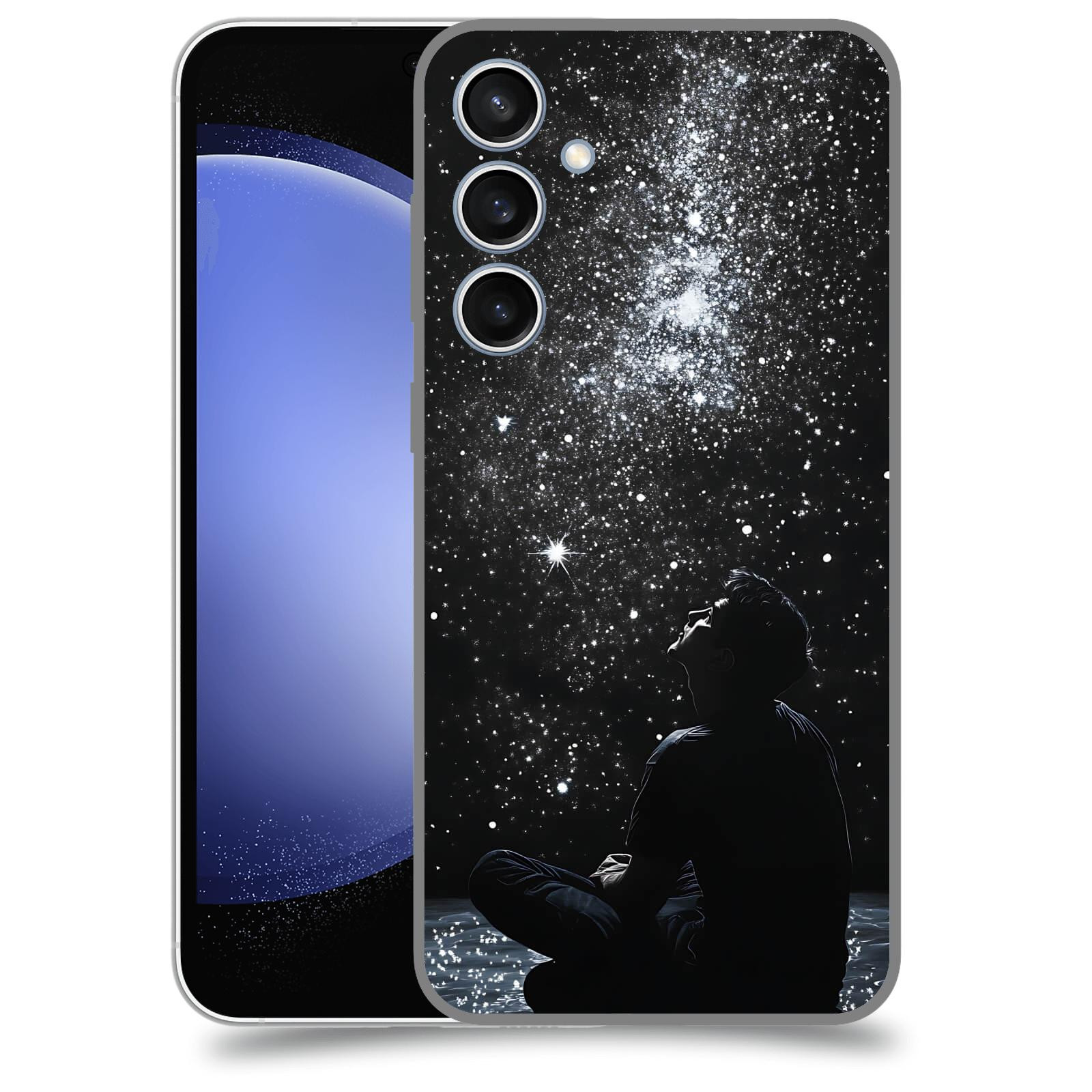 ACOVER Kryt na mobil Samsung Galaxy S23 FE - Noční obloha V