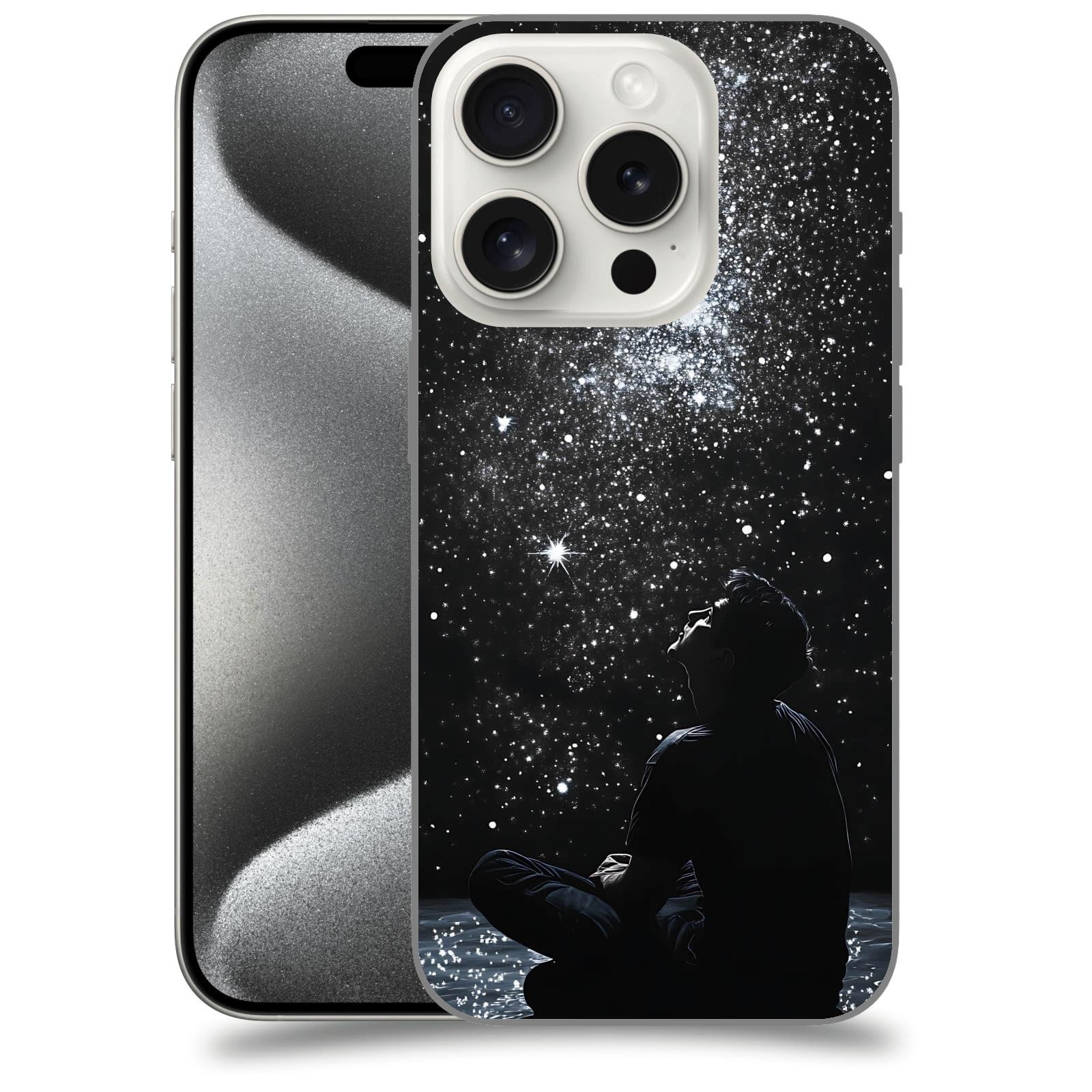 ACOVER Kryt na mobil Apple iPhone 15 pro - Noční obloha V