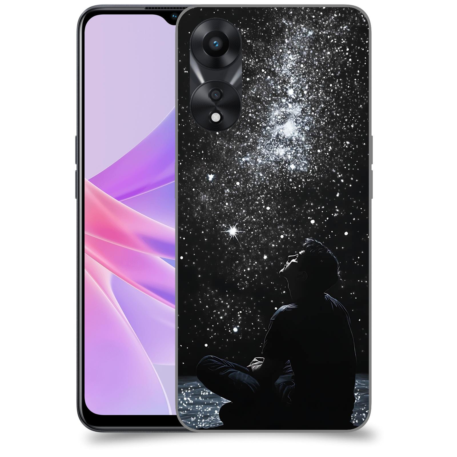 ACOVER Kryt na mobil OPPO A78 5G - Noční obloha V