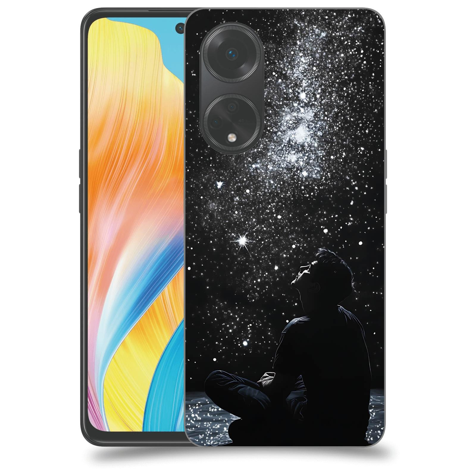 ACOVER Kryt na mobil OPPO A98 5G - Noční obloha V