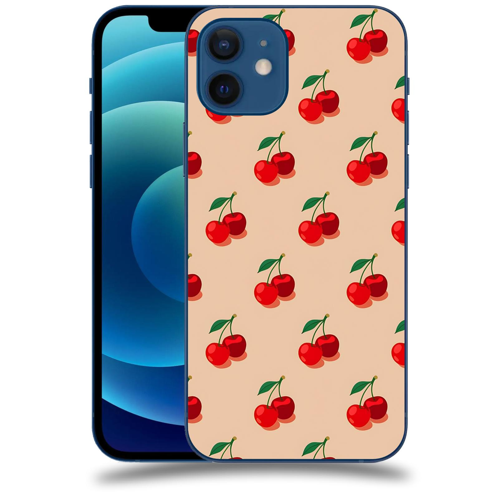 ACOVER Kryt na mobil Apple iPhone 12 - Šťavnaté třešně