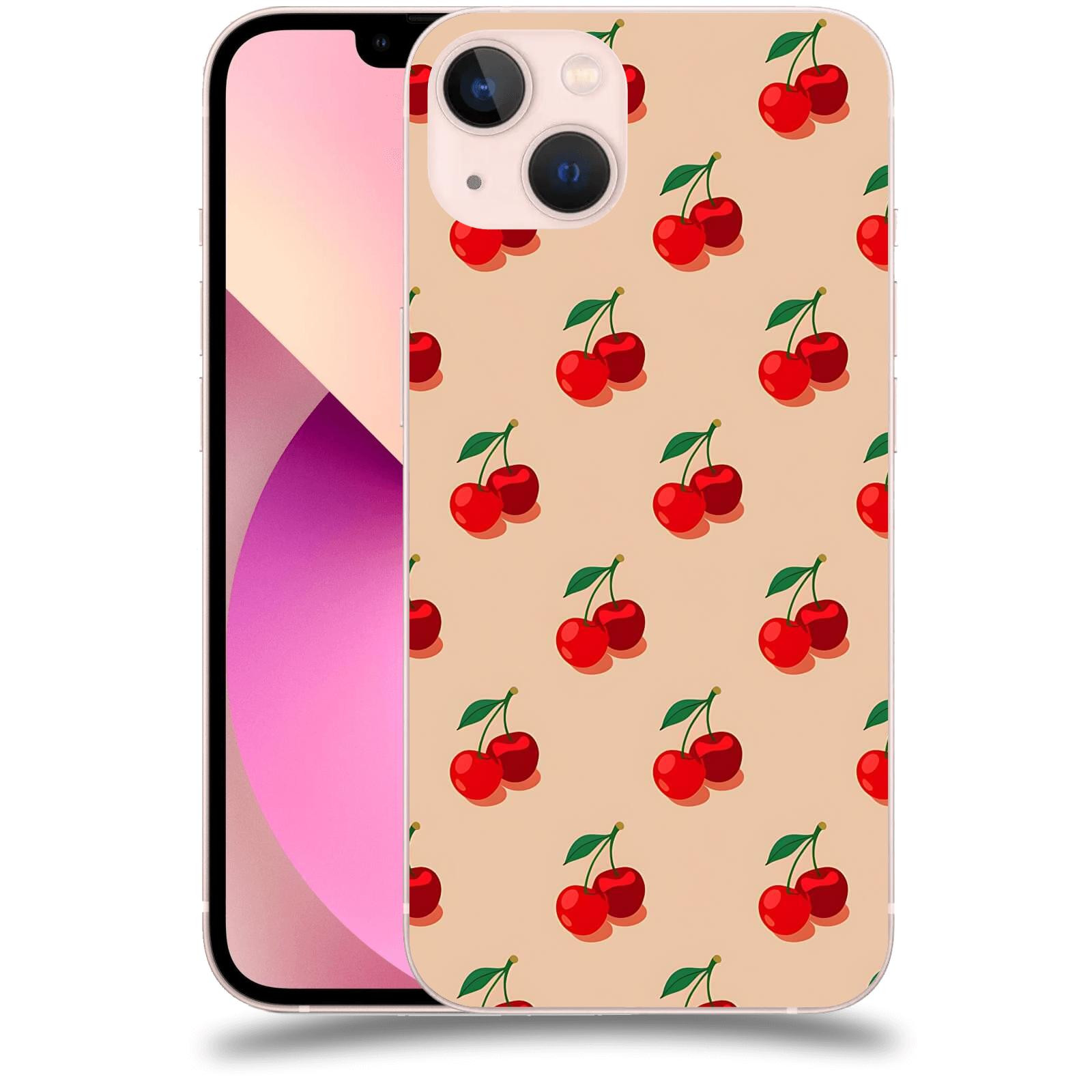 ACOVER Kryt na mobil Apple iPhone 13 - Šťavnaté třešně