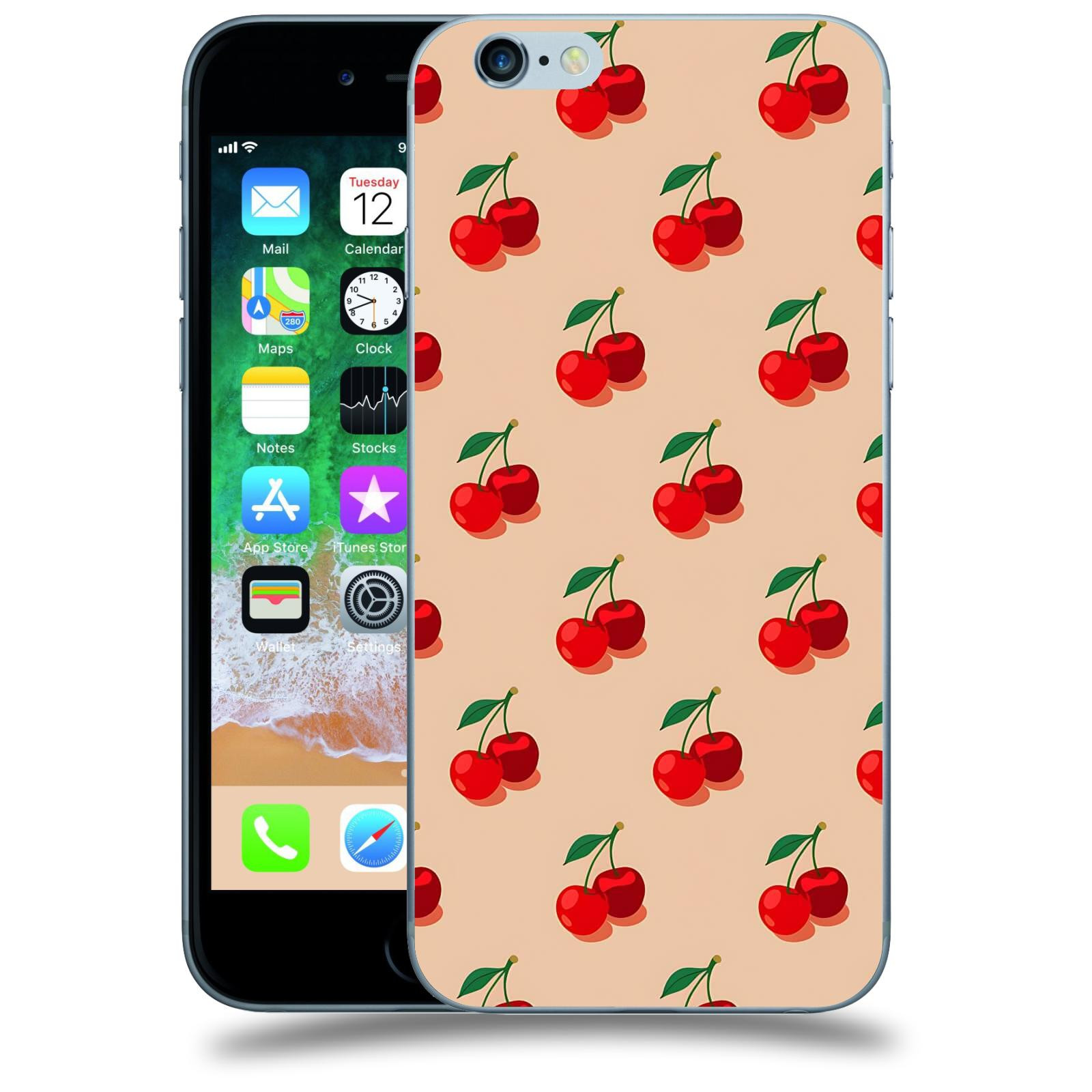 ACOVER Kryt na mobil Apple iPhone 6/6S - Šťavnaté třešně