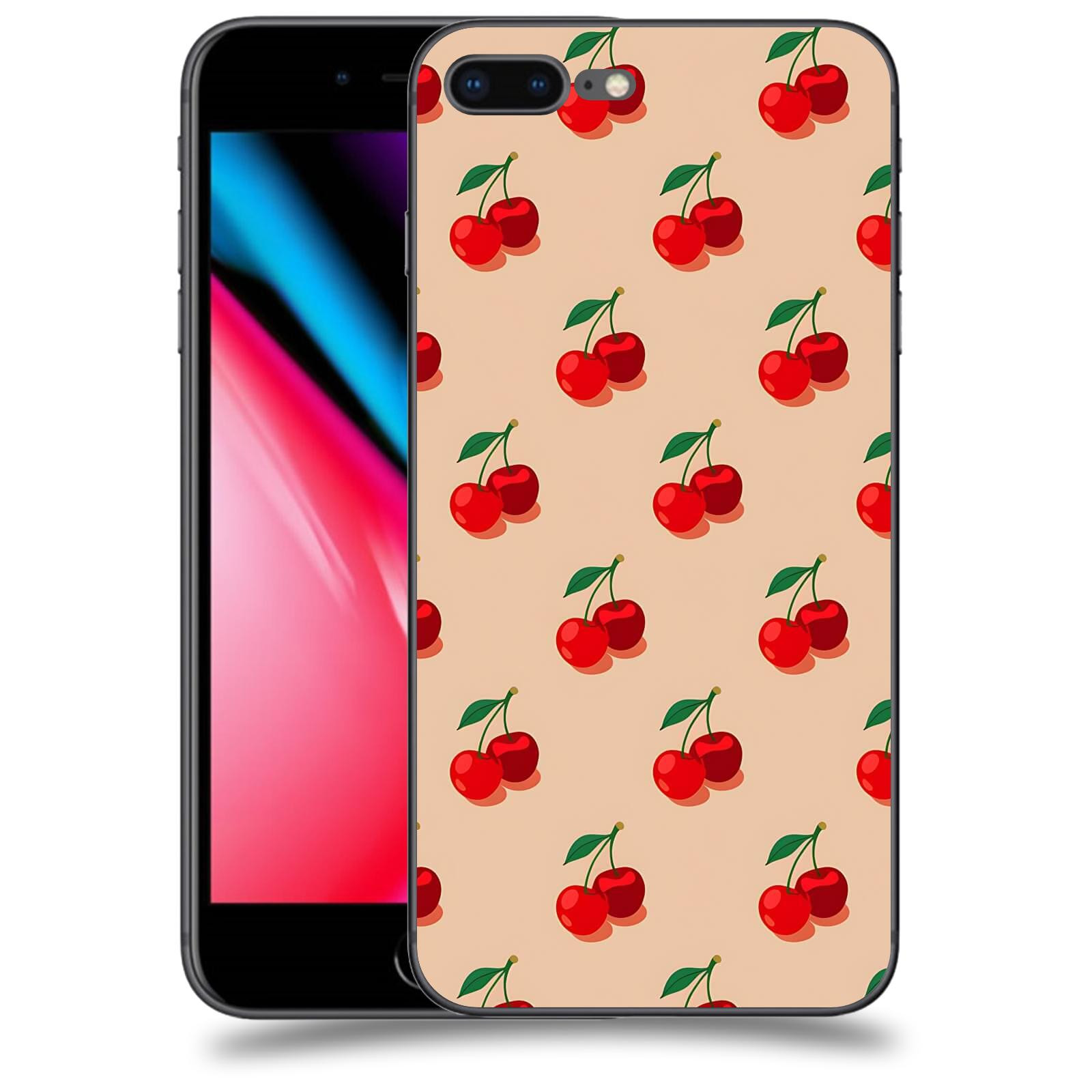 ACOVER Kryt na mobil Apple iPhone 8 Plus - Šťavnaté třešně