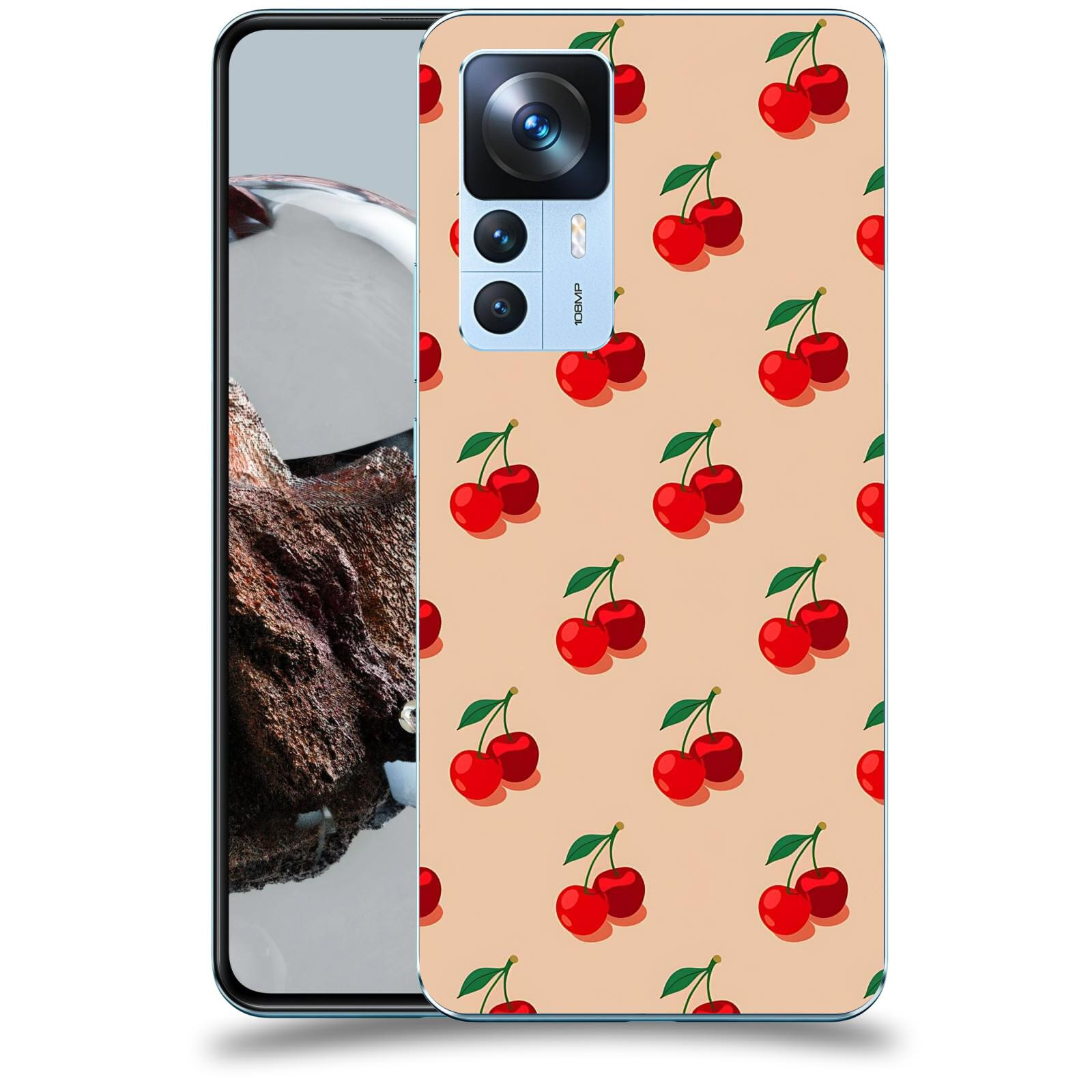 ACOVER Kryt na mobil Xiaomi 12T - Šťavnaté třešně