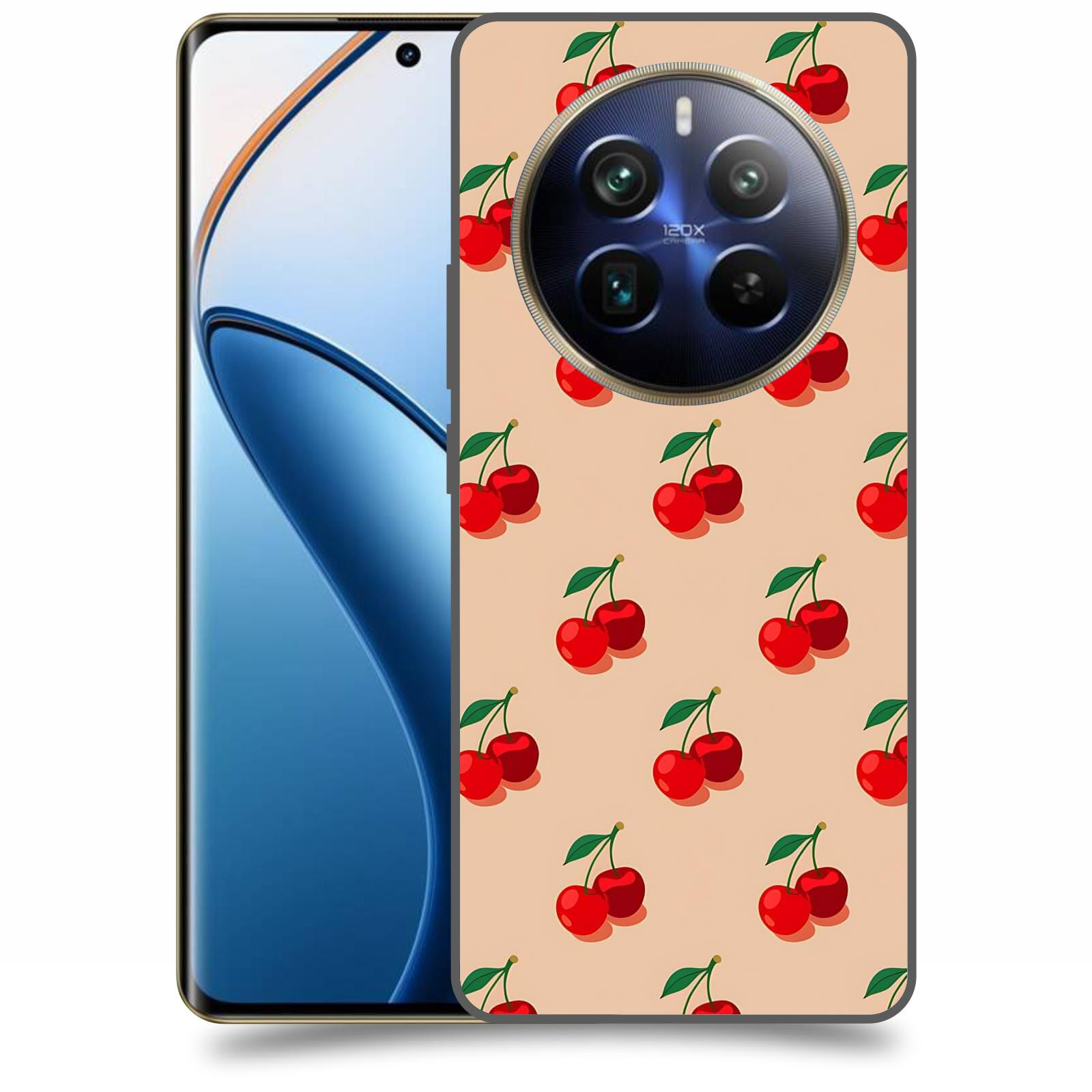 ACOVER Kryt na mobil Realme 12 pro+ 5g - Šťavnaté třešně