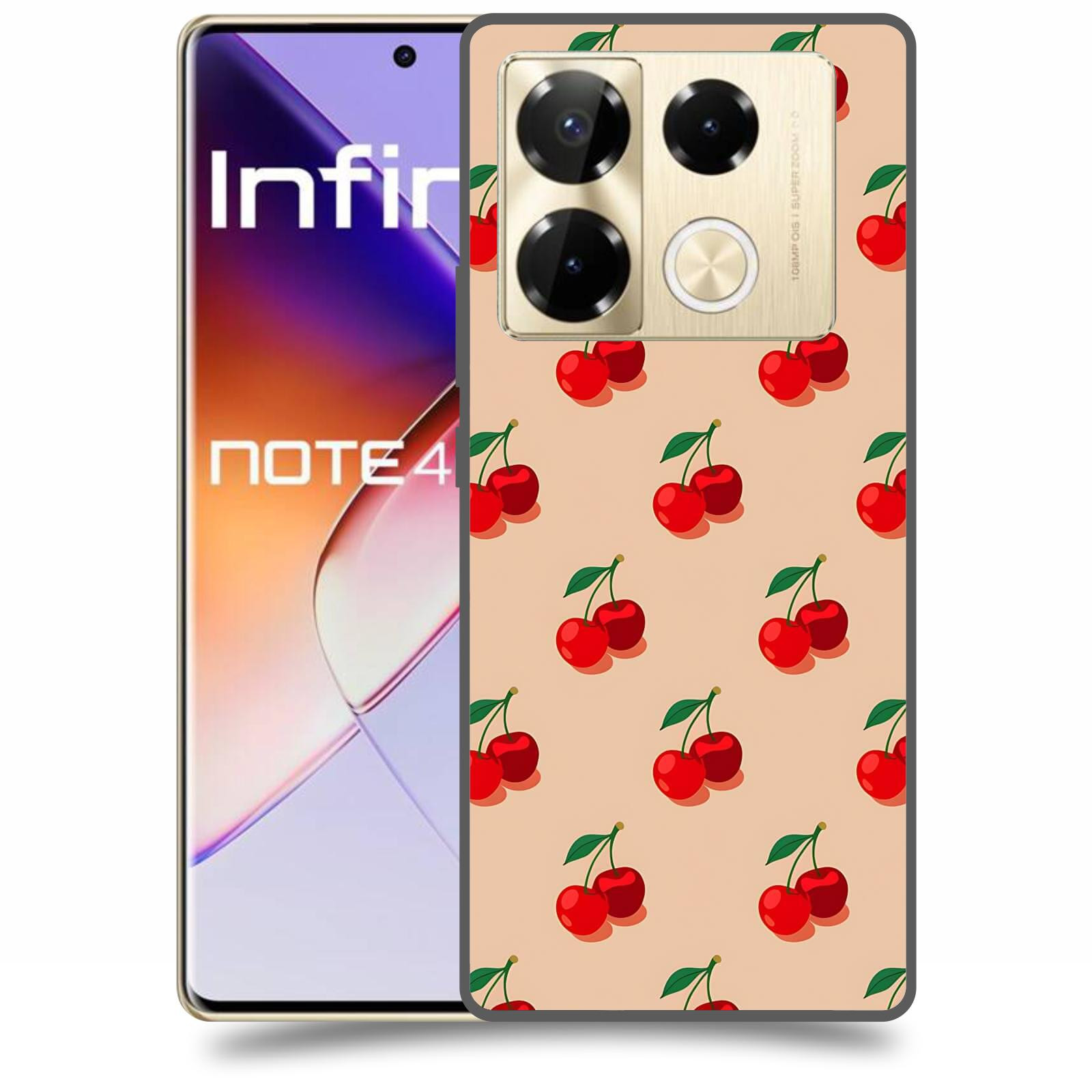ACOVER Kryt na mobil Infinix Note 40 PRO - Šťavnaté třešně