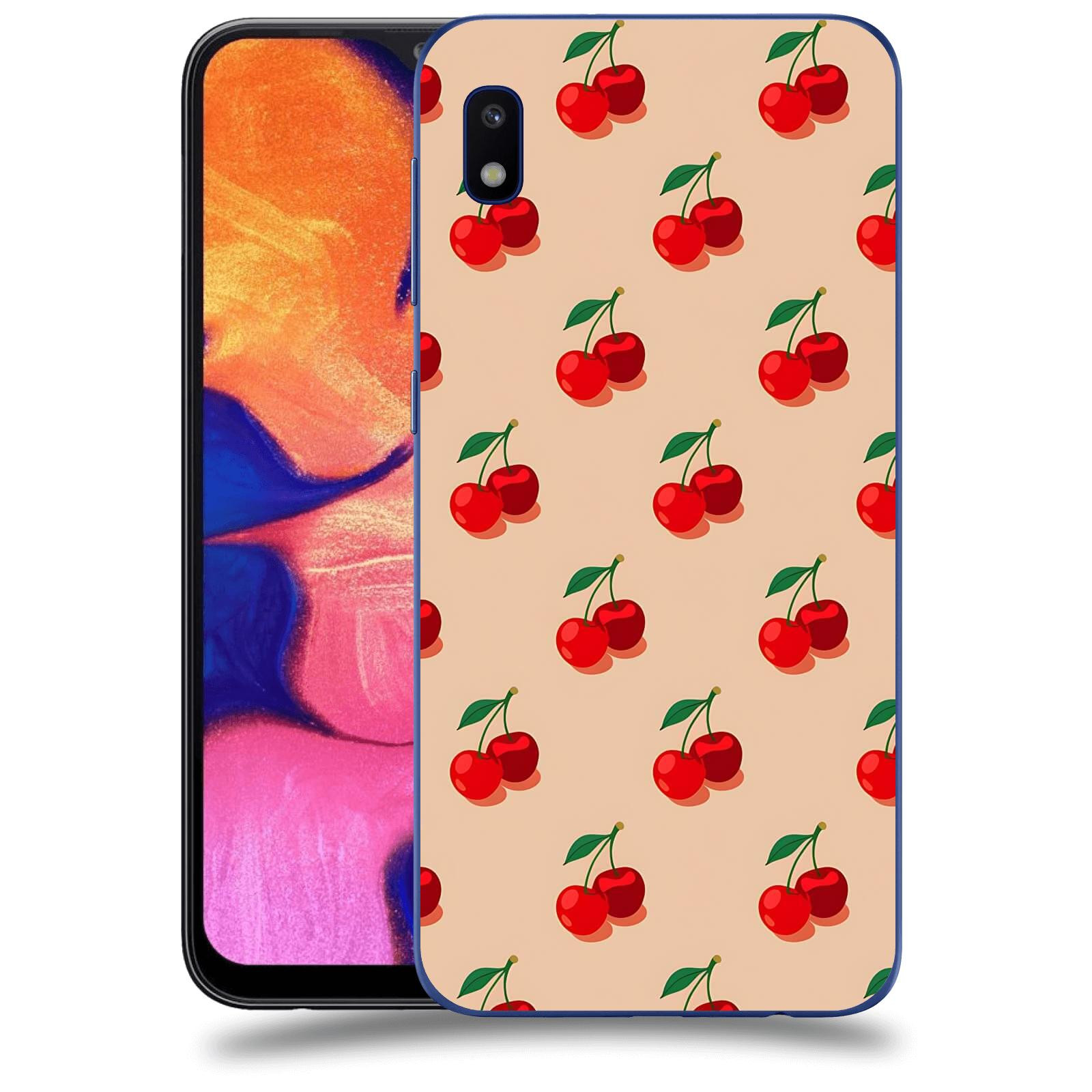 ACOVER Kryt na mobil Samsung Galaxy A10 A105F - Šťavnaté třešně