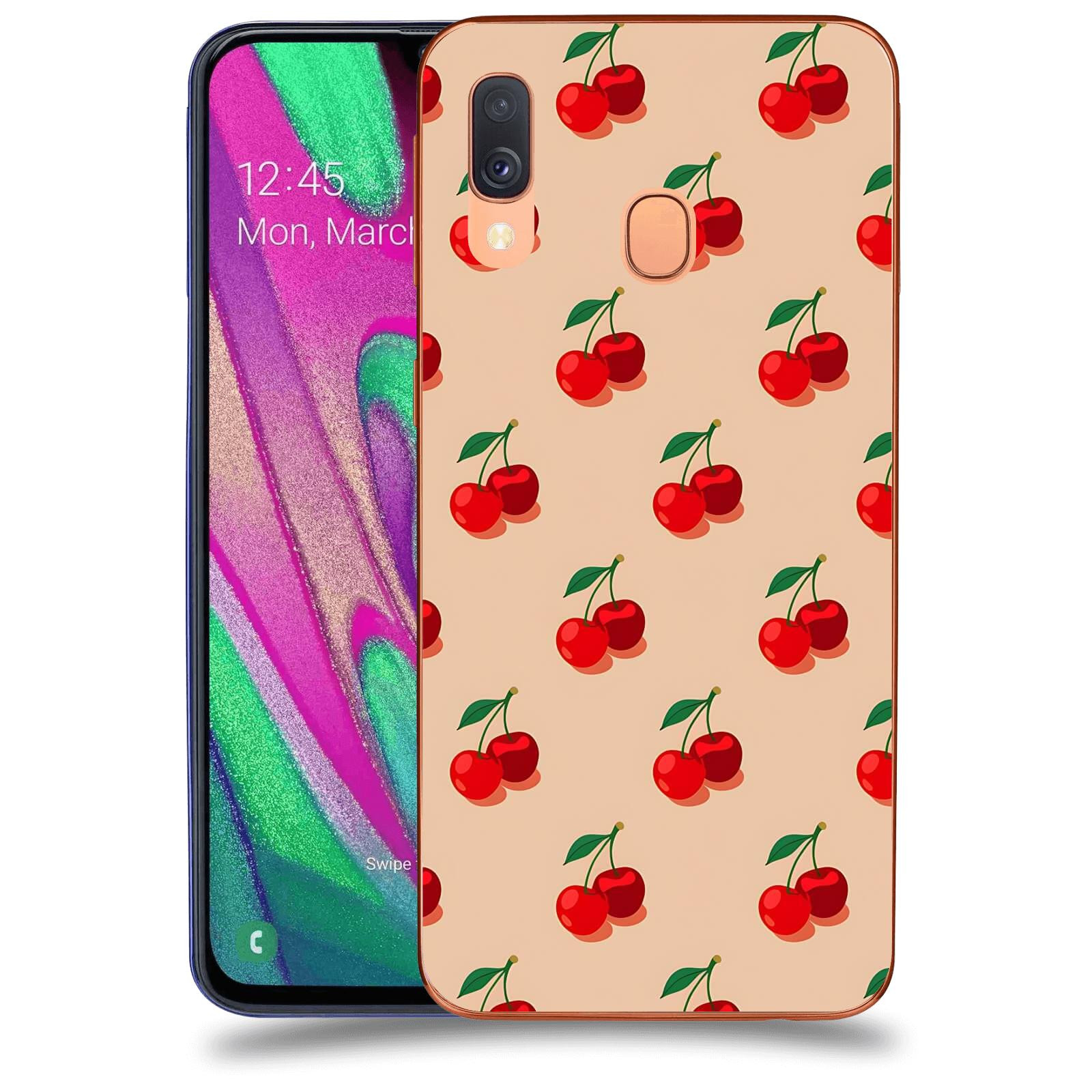 ACOVER Kryt na mobil Samsung Galaxy A40 A405F - Šťavnaté třešně