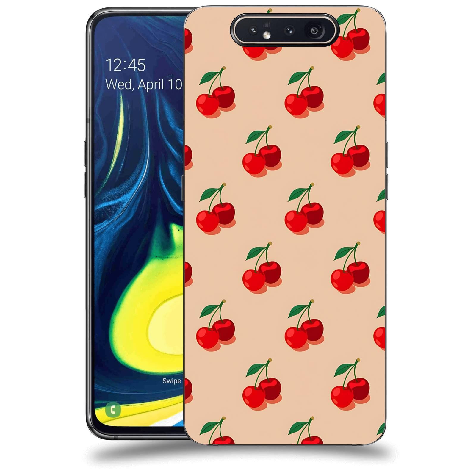 ACOVER Kryt na mobil Samsung Galaxy A80 A805F - Šťavnaté třešně